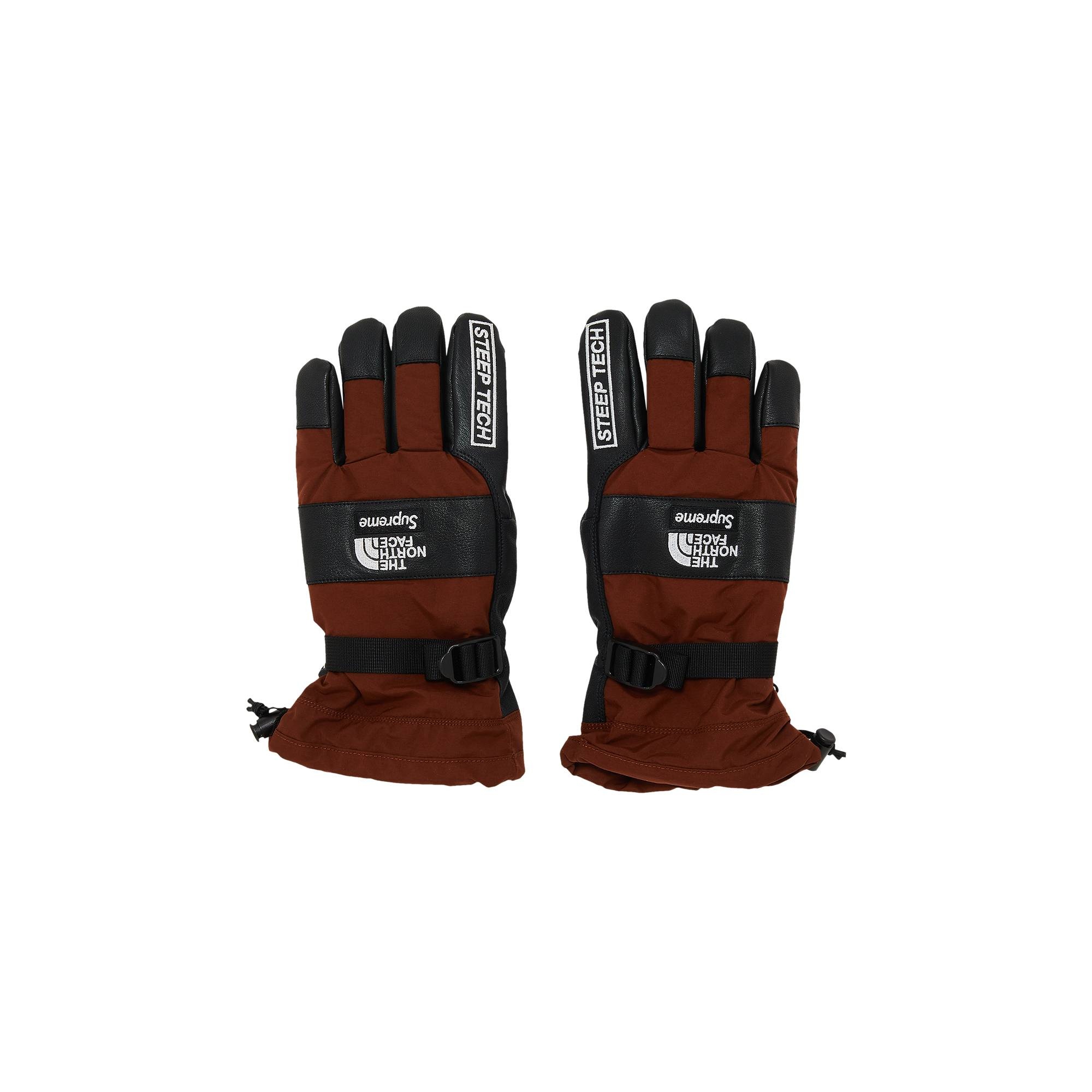 Supreme x The North Face Steep Tech Gloves 'Brown' - 1