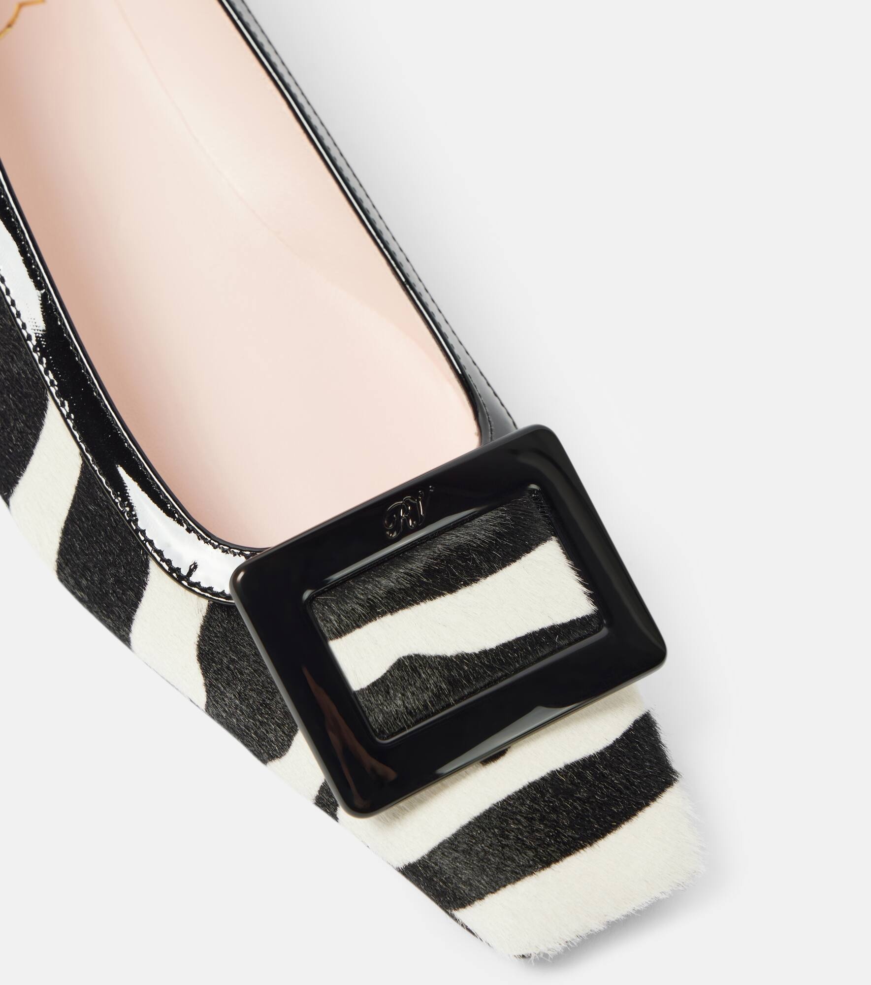 Belle Vivier calf hair ballet flats - 5