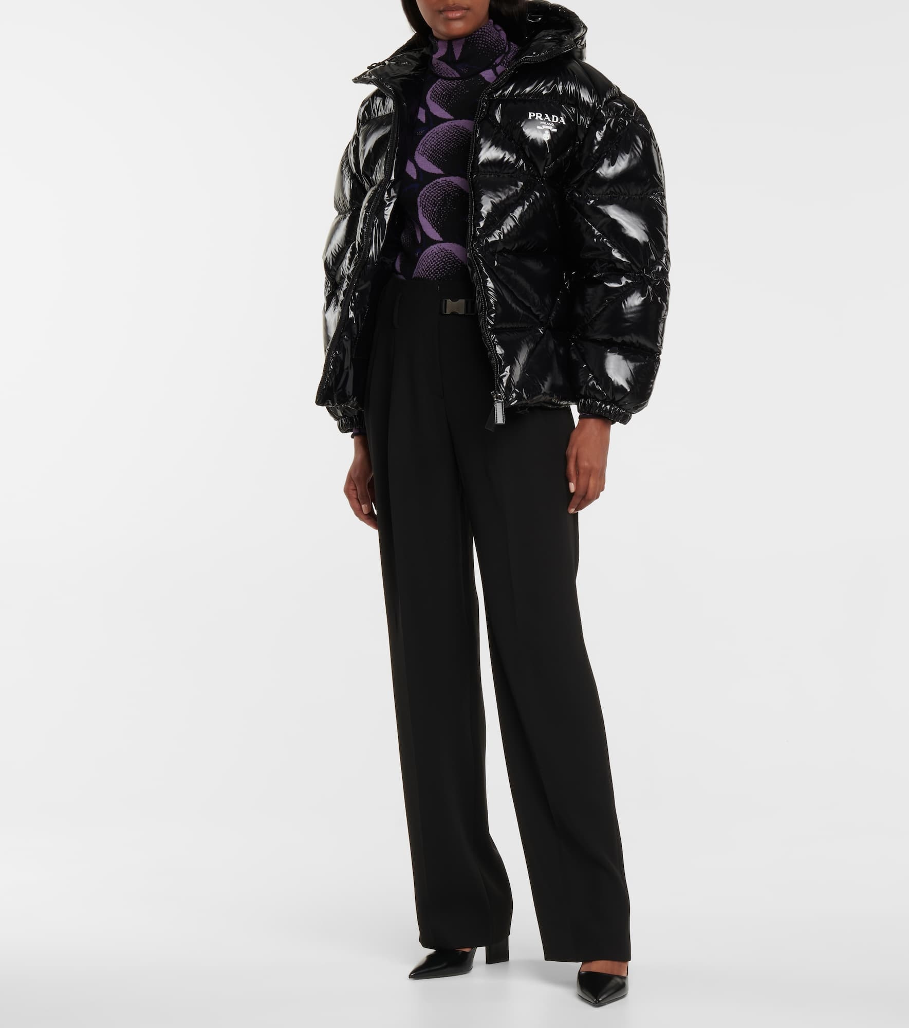 Quilted down jacket - 2