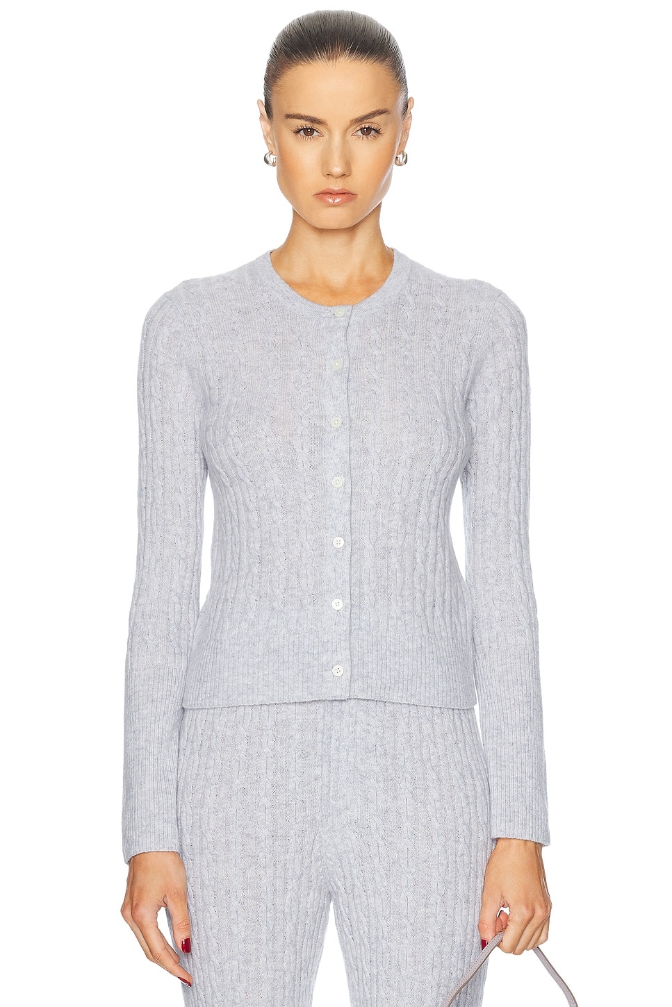 Jane Cable Cashmere Cardigan - 1