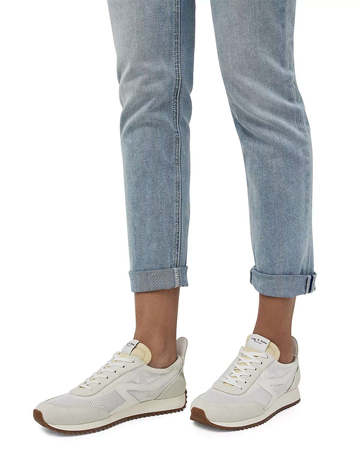Women's Retro Mesh Lace Up Low Top Running Sneakers - 2