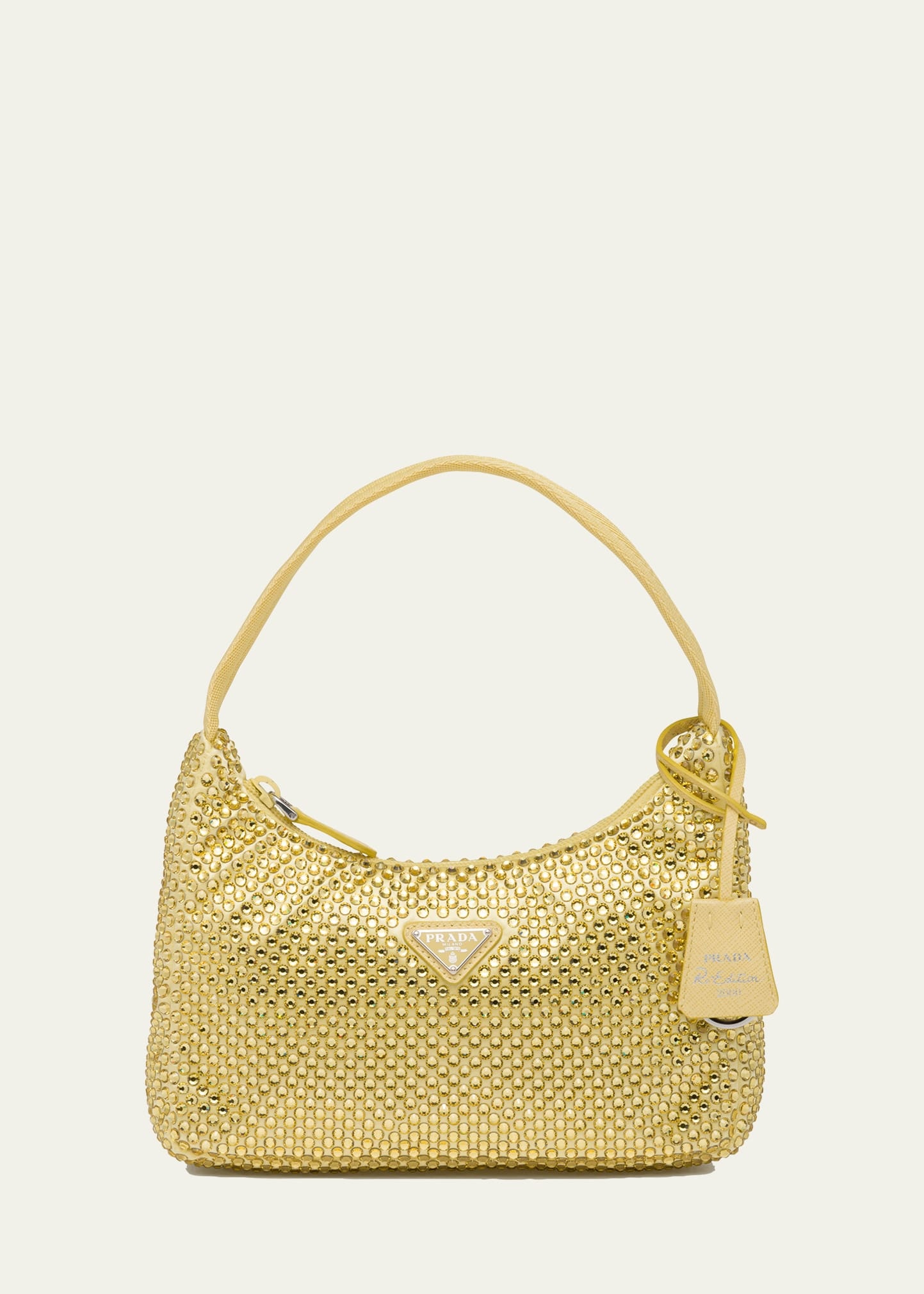 Re-Edition 2000 Allover Crystal-Embellished Shoulder Bag - 1