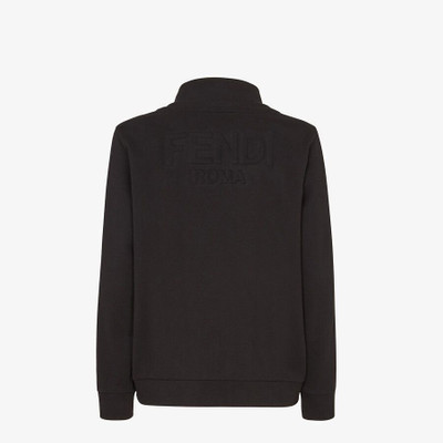 FENDI Black jersey sweatshirt outlook