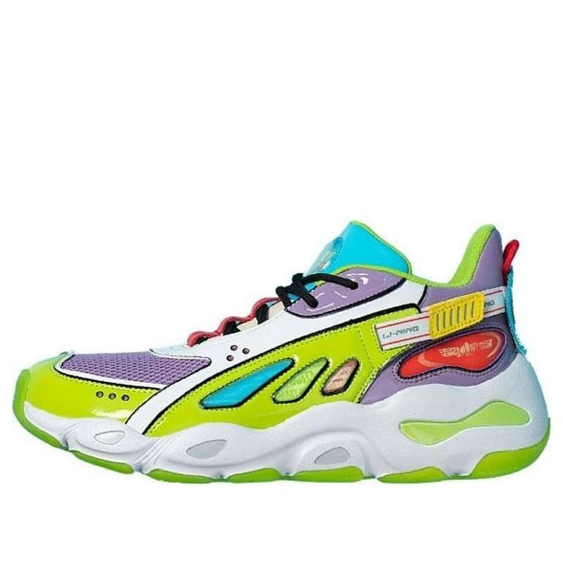 Li-Ning Butterfly x Toys Total Mobilization 'Green Purple' AGLP151-1 - 1