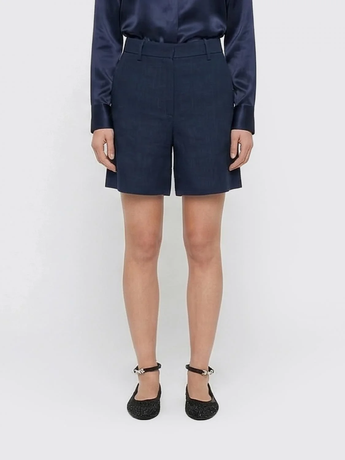 'S Max Mara Linen Chino Shorts - 1