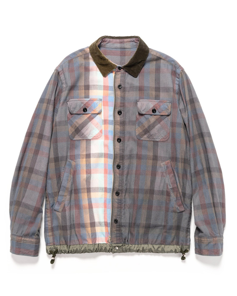 OVERDYE PLAID SHIRT MULTI 1