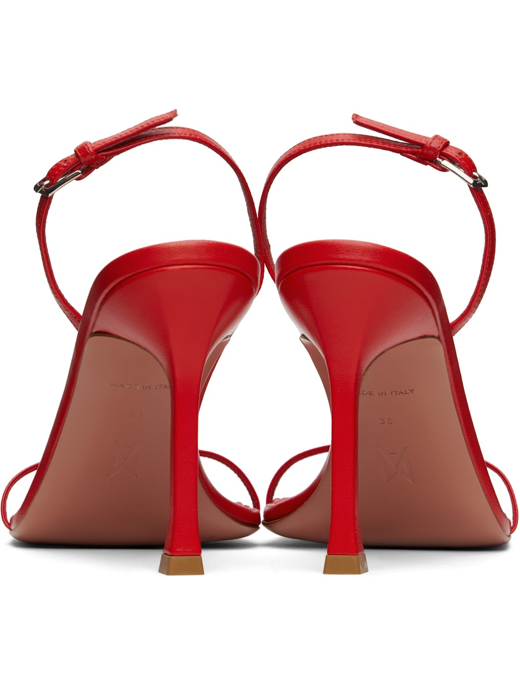 Red Maya Slingback Heeled Sandals - 2