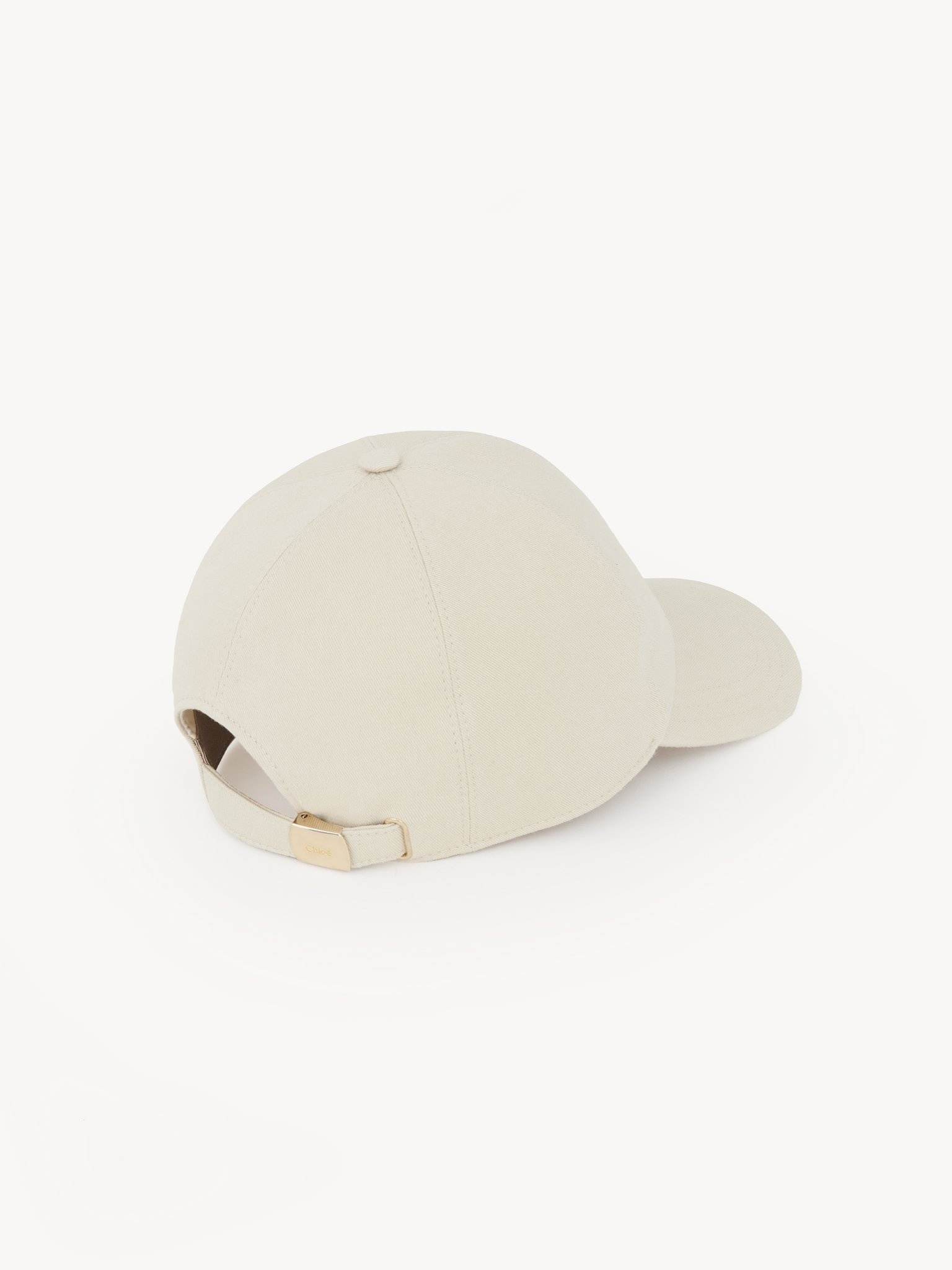 THE CHLOÉ ICONIC CAP IN COTTON CANVAS - 3