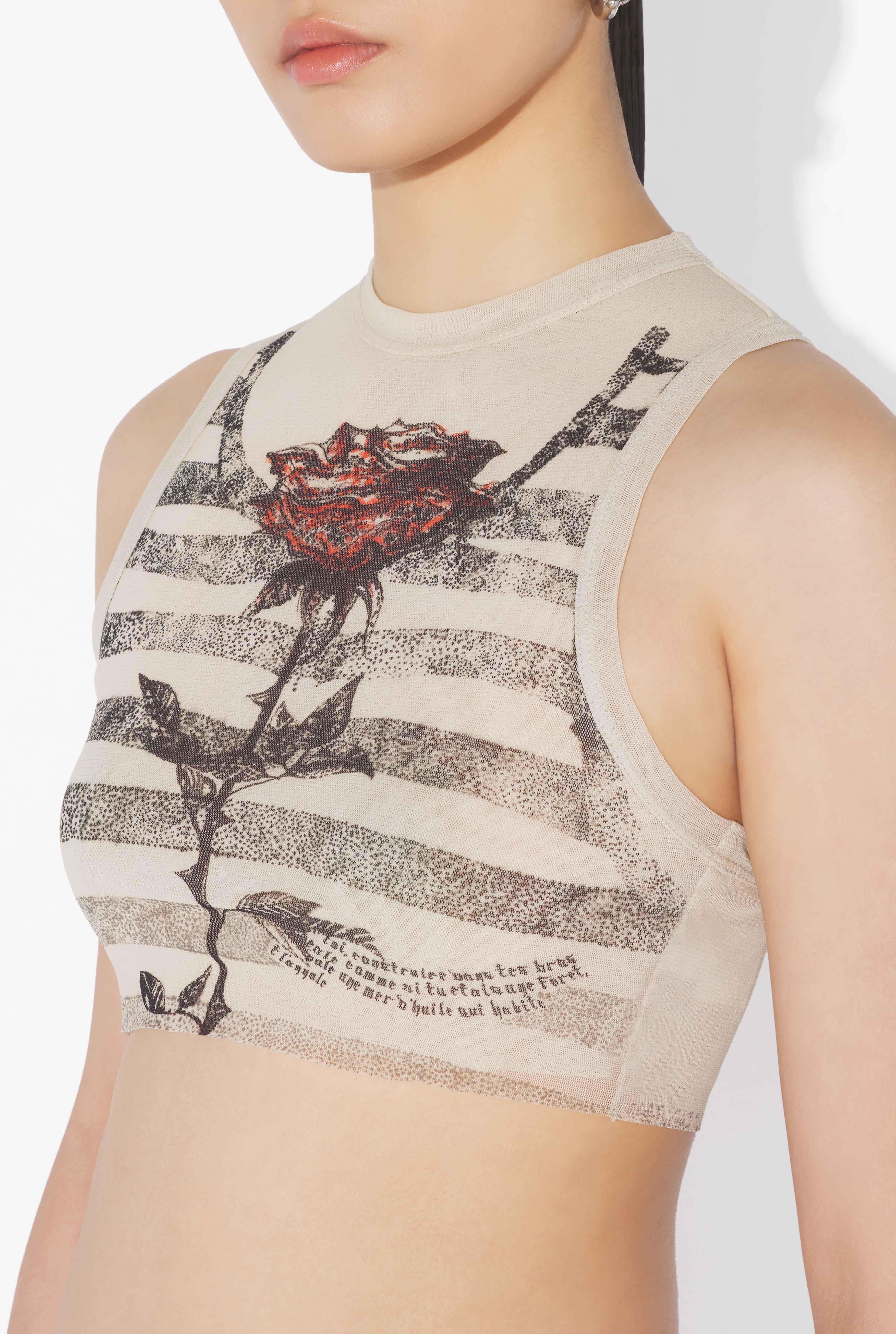 THE “TATTOO MARINIÈRE” CROP TOP - 4
