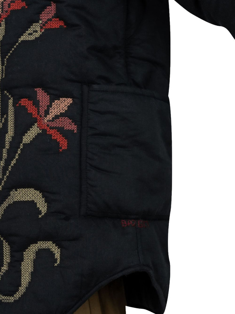 floral-embroidered padded jacket 5
