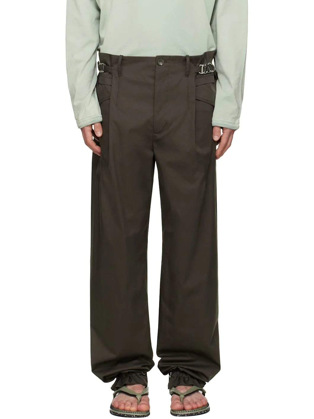 Brown Egreta Trousers - 1