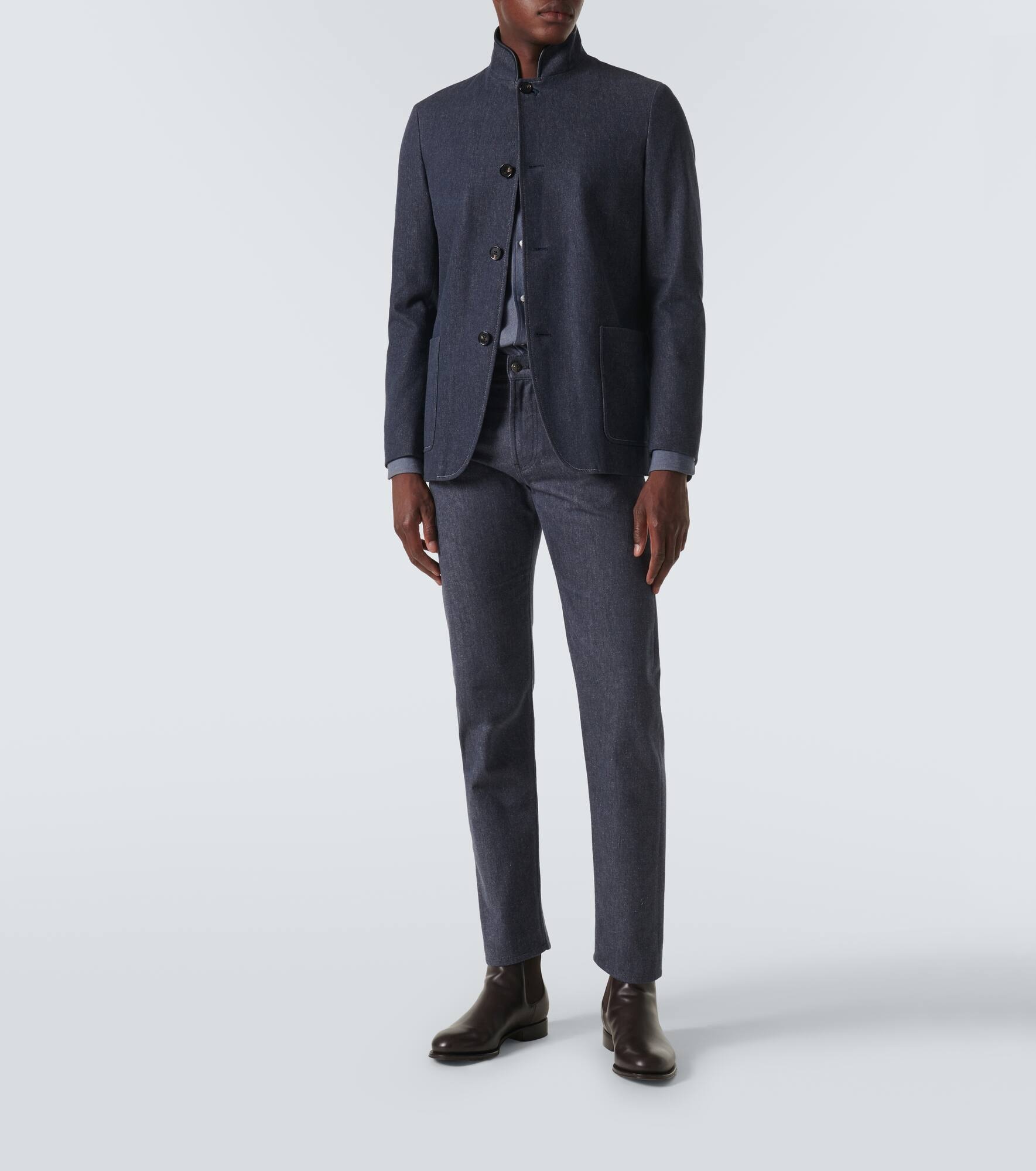 Mid-rise straight jeans - 2