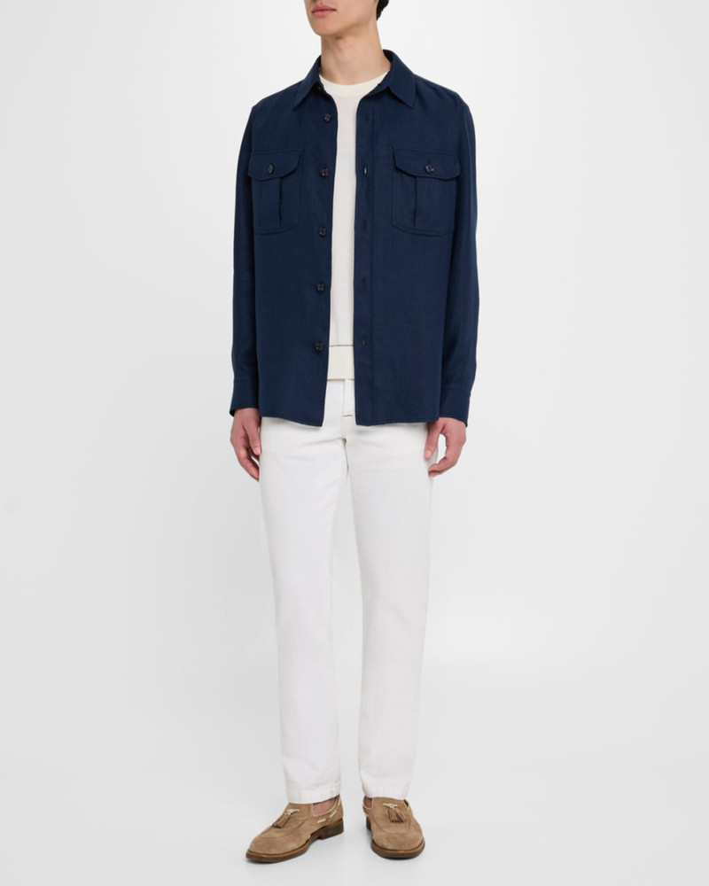 Brioni Men's Canvas Overshirt outlook