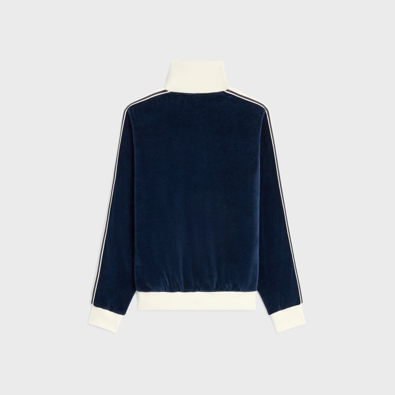 CELINE tracksuit jacket IN velvet jersey outlook