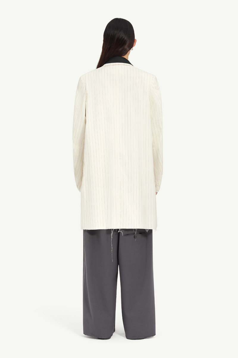 Stripy Poly Suit Jacket 4