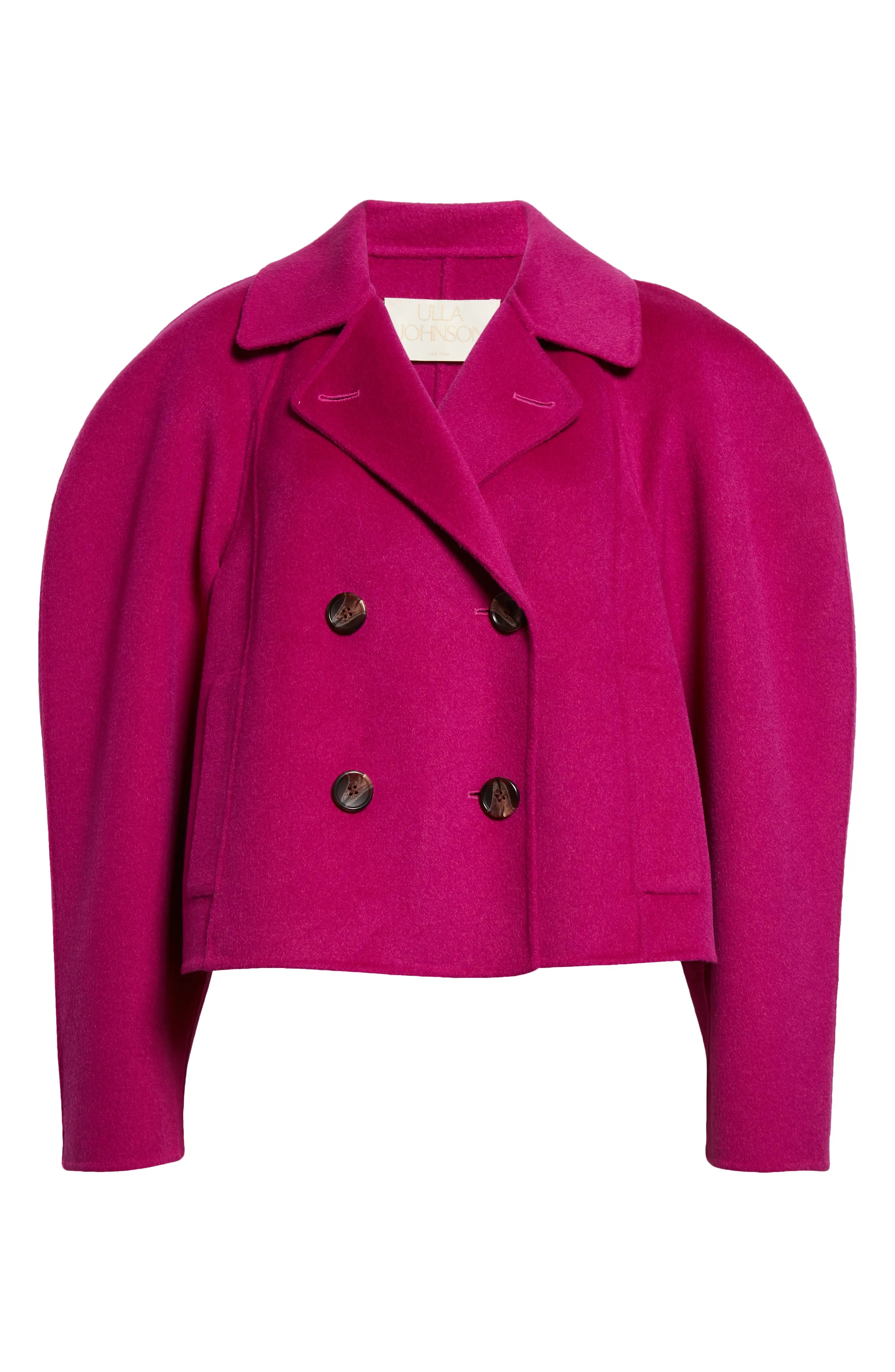 Coralie Double Breasted Wool Blend Jacket - 6