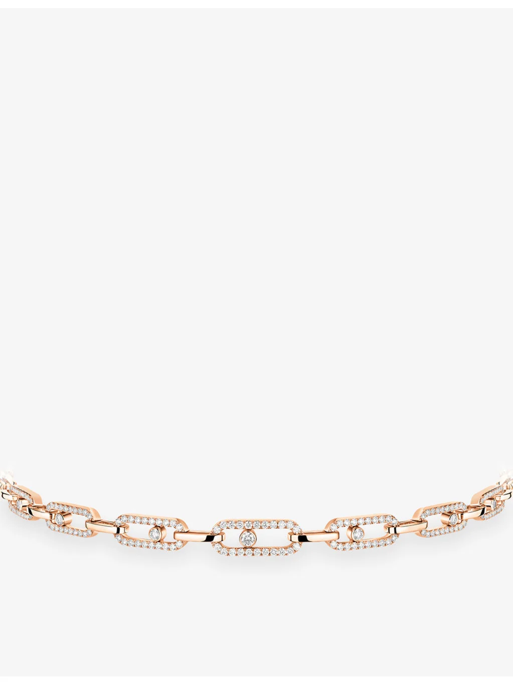 Move Link 1.70ct brilliant-cut diamond and 18ct yellow-gold necklace - 1