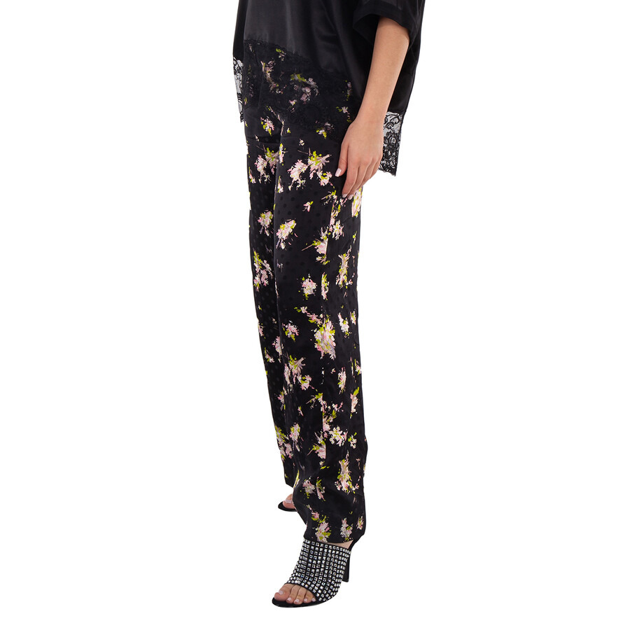 Burberry Ladies Jane Floral Print Trousers - 2