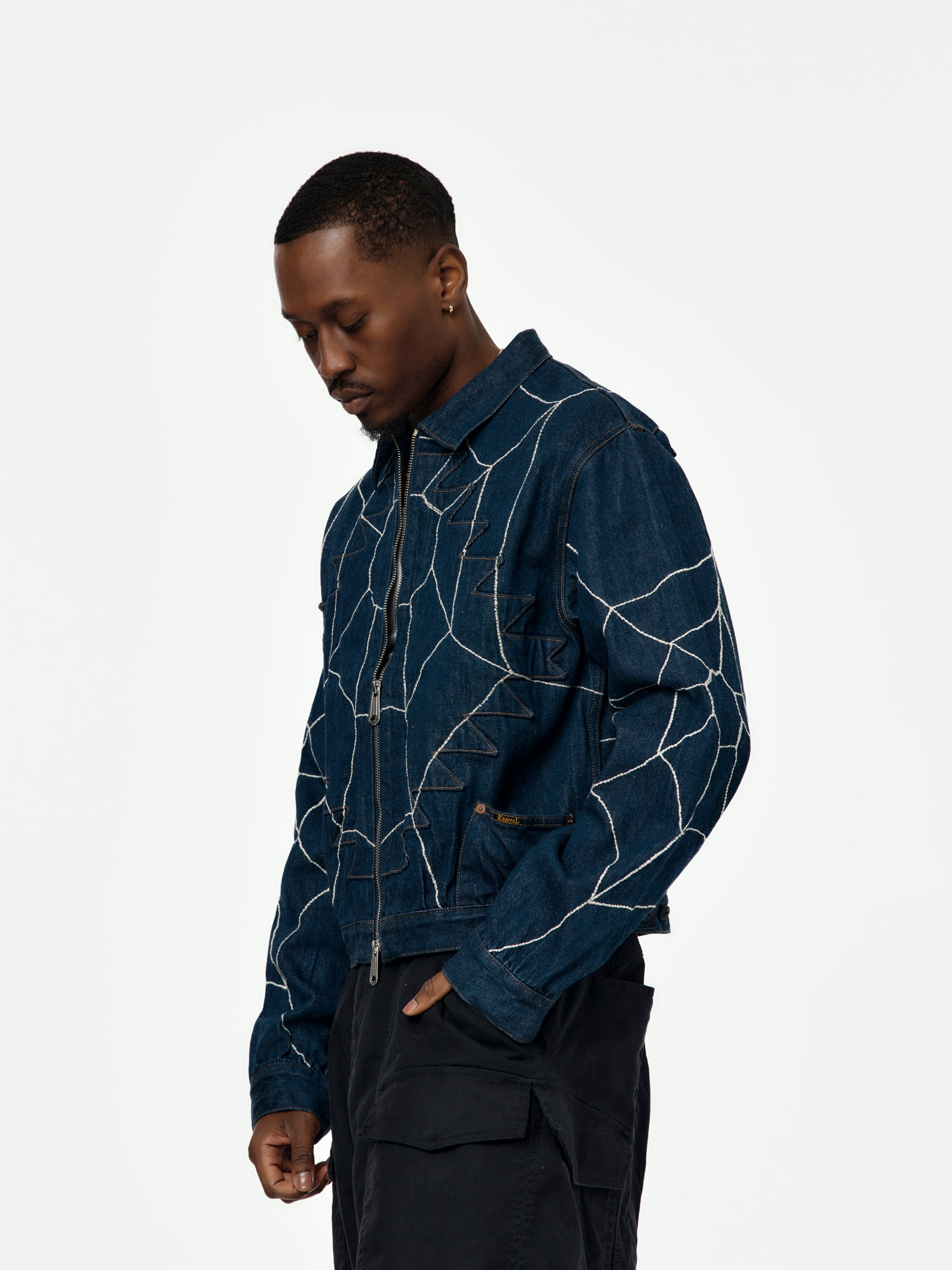 13OZ DENIM STD THUNDERBIRD BLOUSON (KOUNTY DREAM CATCH REMAKE) - 2