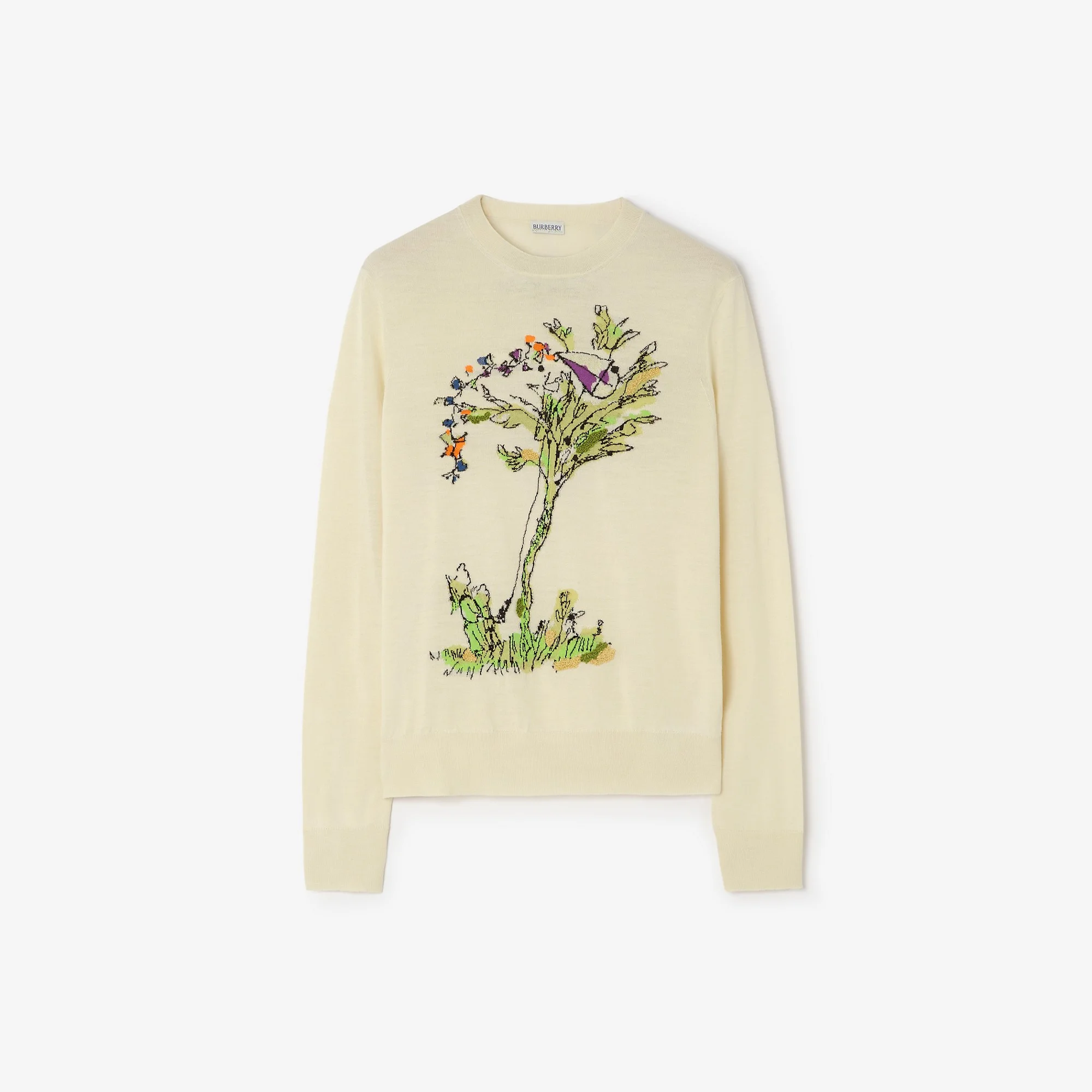 Wool Silk Brave Little Tree Sweater - 1