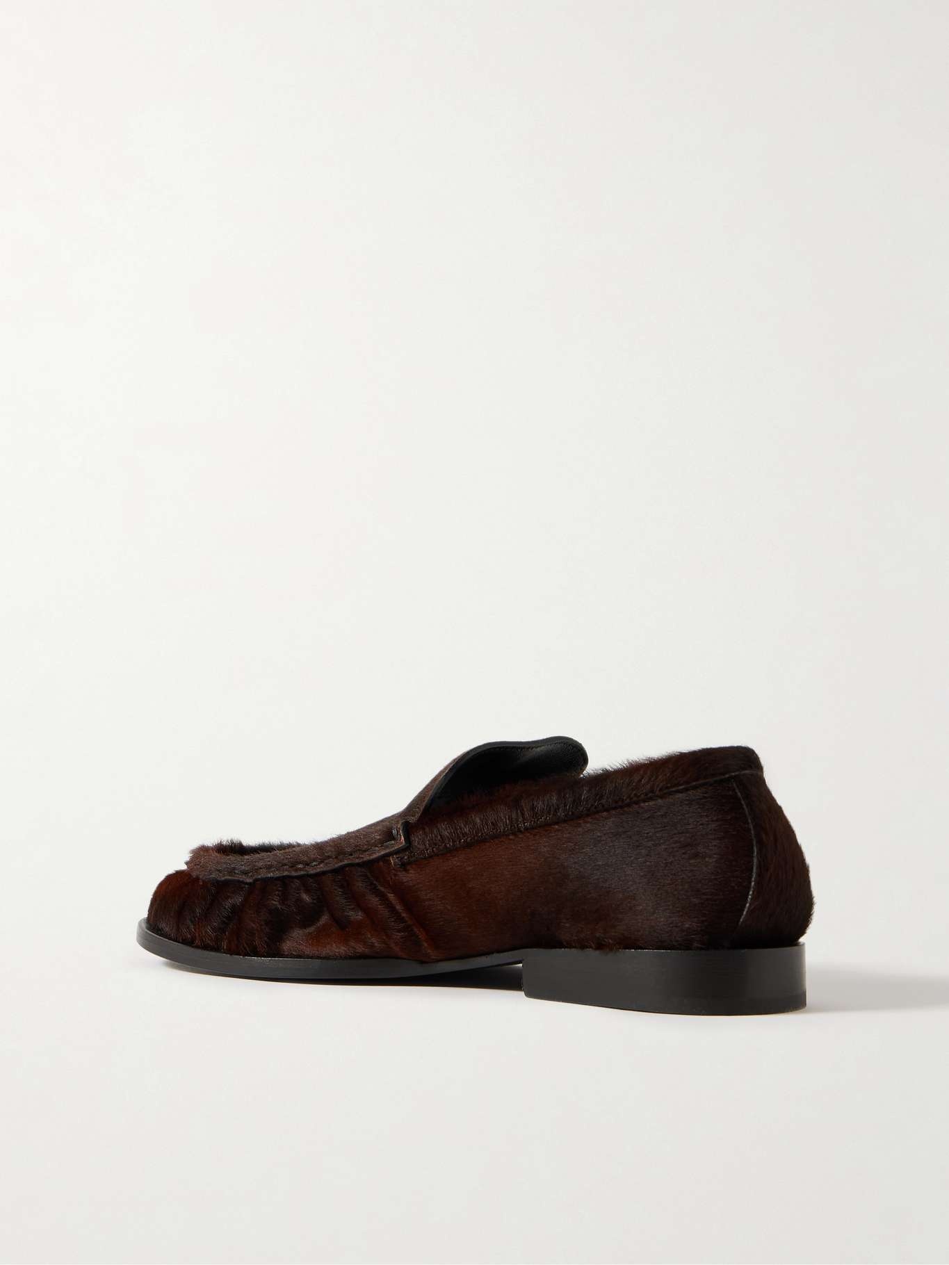 Calf hair loafers - 3