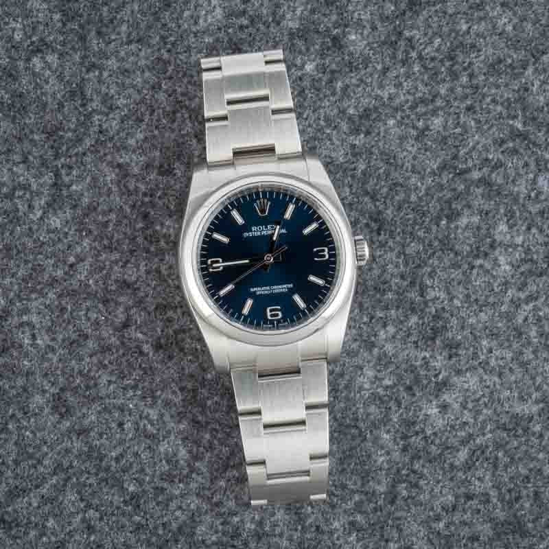 Rolex Oyster Perpetual Ref 116000 Blue Dial - 6