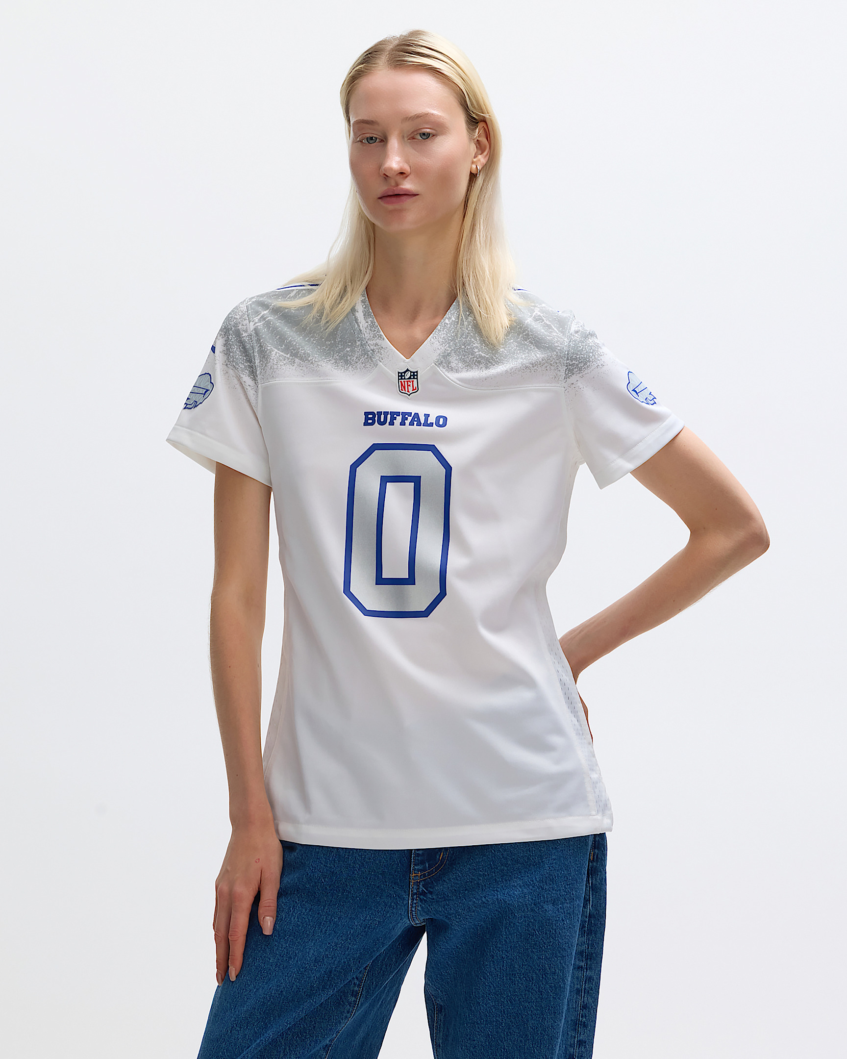 Keon Coleman Buffalo Bills Rivalries Collection Women’s Nike NFL Game Jersey - 1