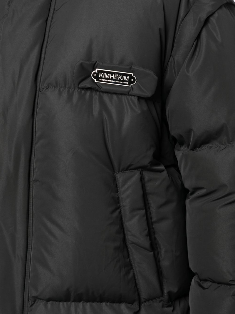 logo-plaque puffer jacket 5