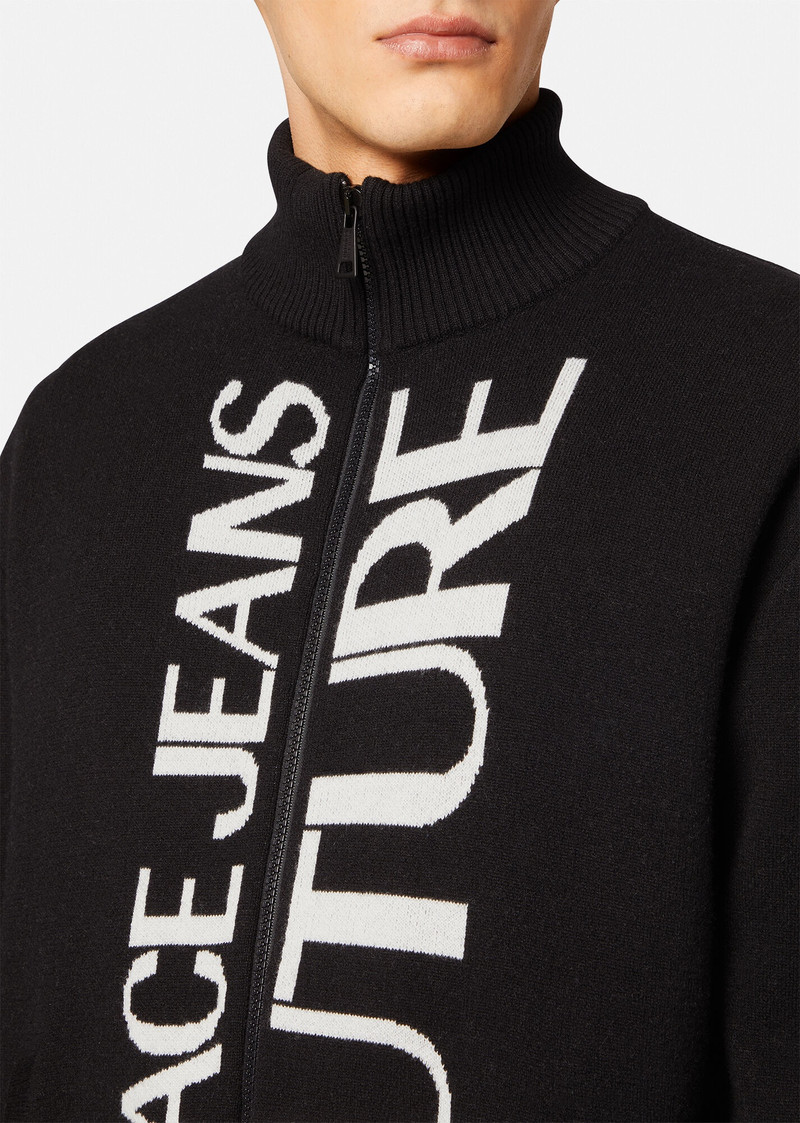 Logo Knit Wool Sweater 5