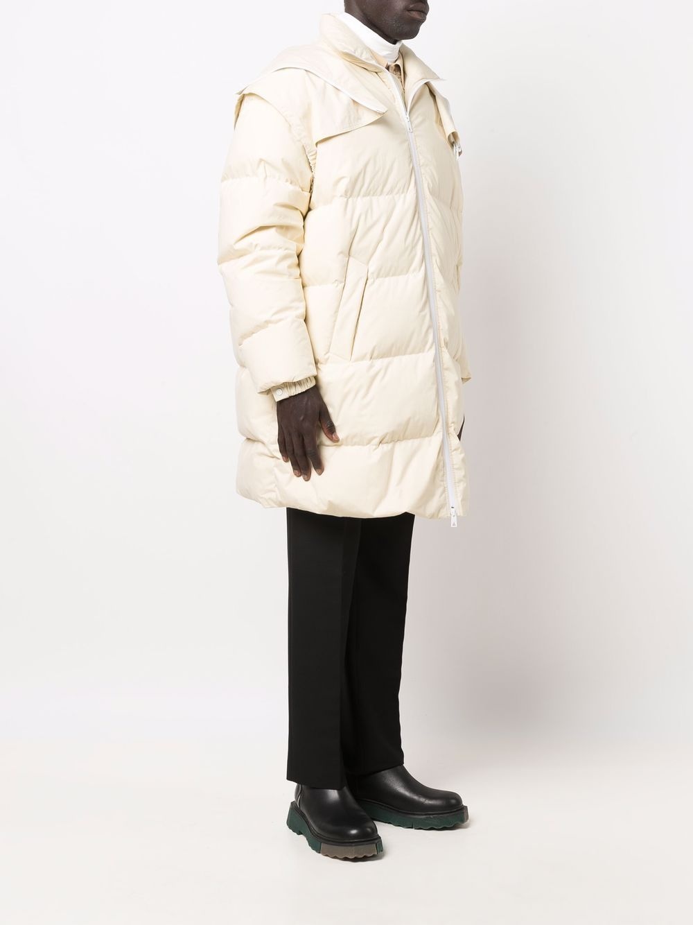 hooded puffer coat - 3