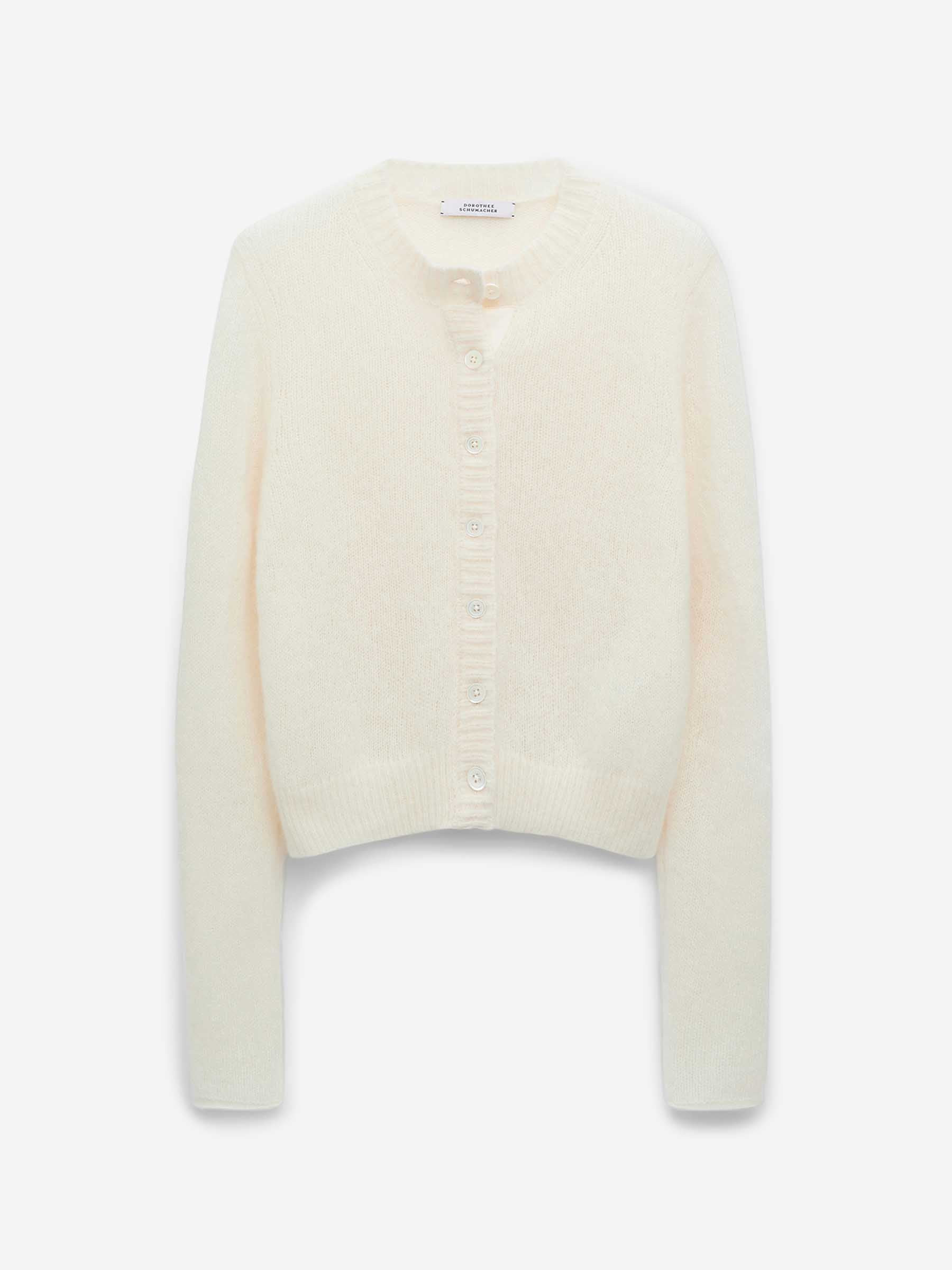 CASHMERE KNIT CARDIGAN - 1