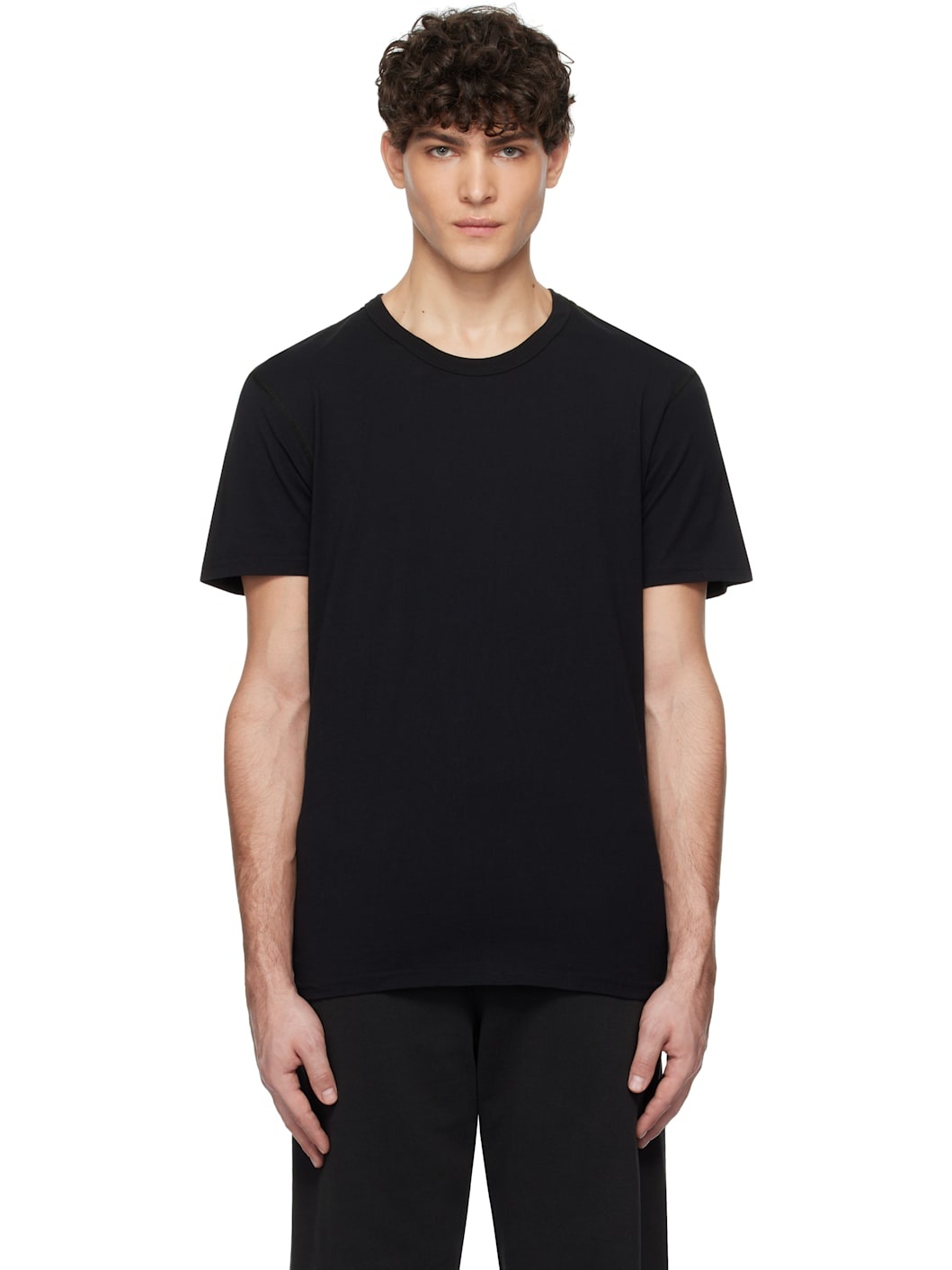 Two-Pack Black Lightweight Jersey T-shirt - 1