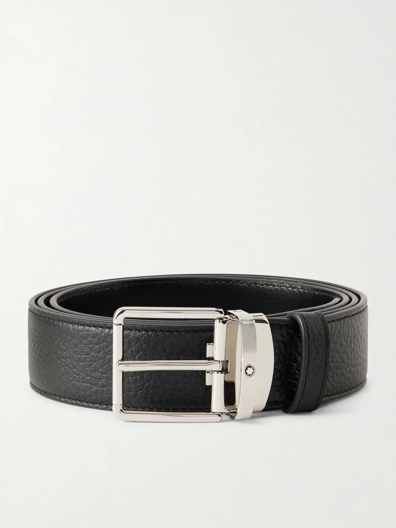 Everyday 3.5cm Reversible Leather Belt Black - 1