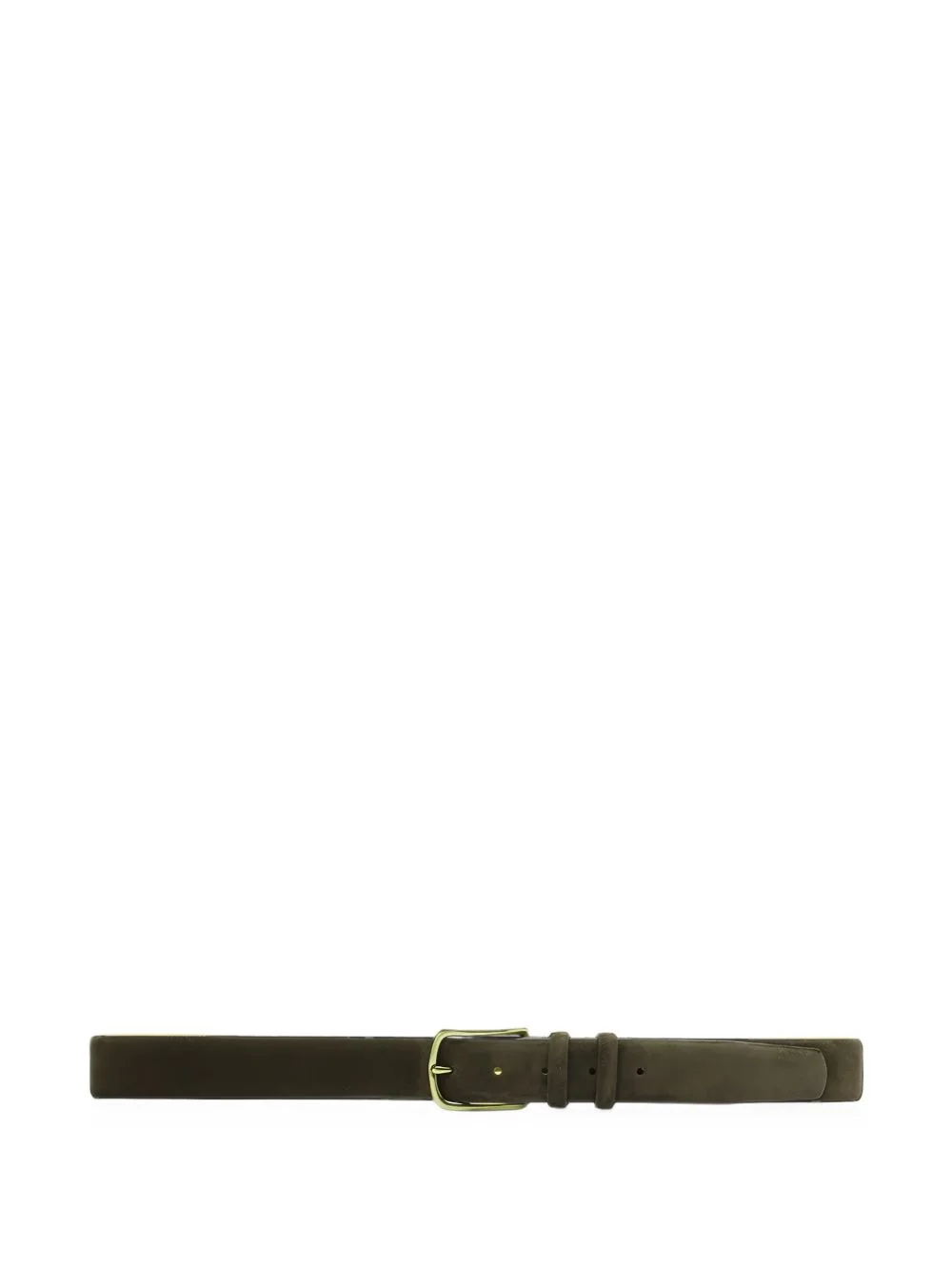 suede buckle-fastening belt - 1