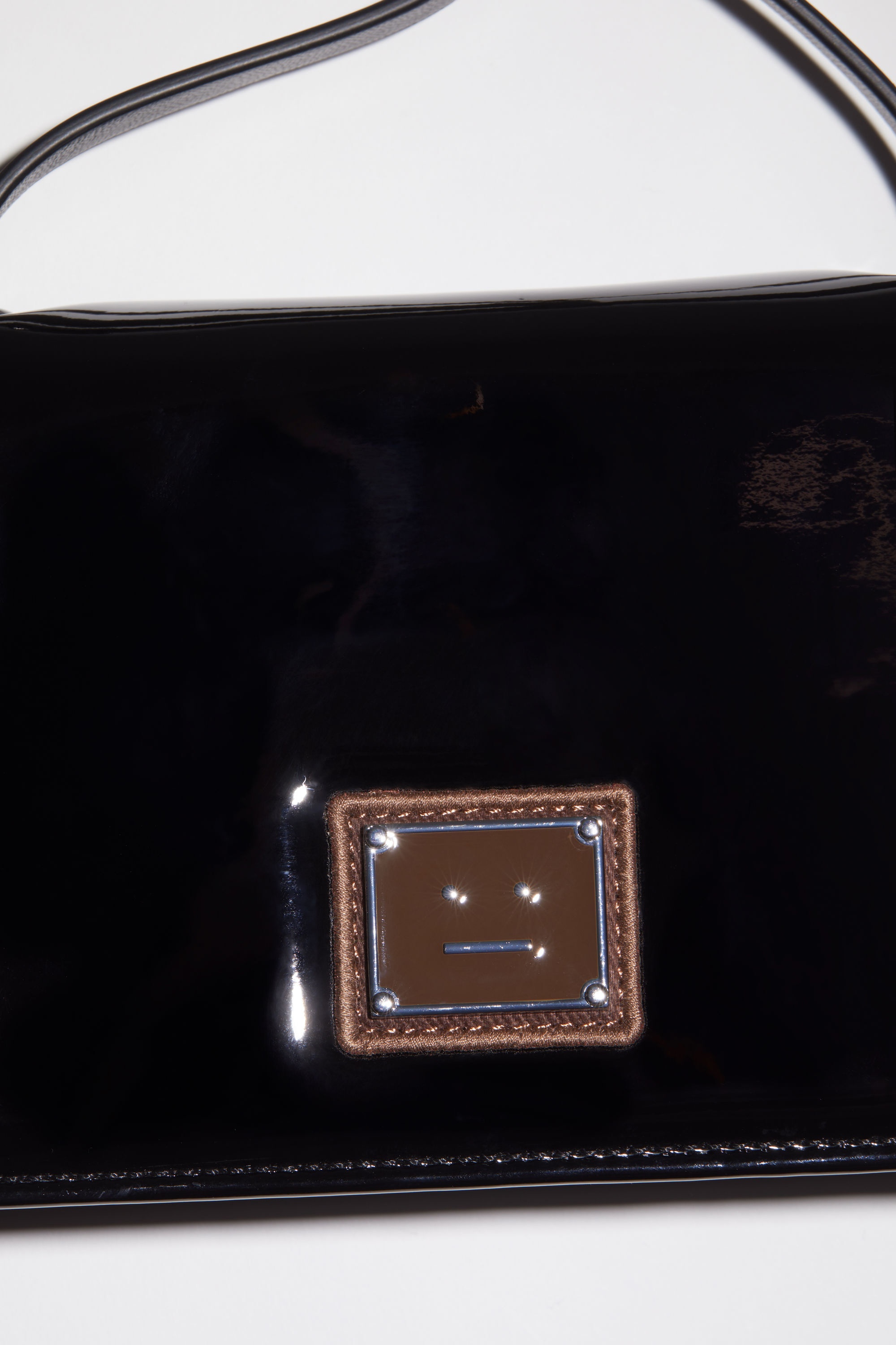 Mini crossbody Face bag - Black - 5