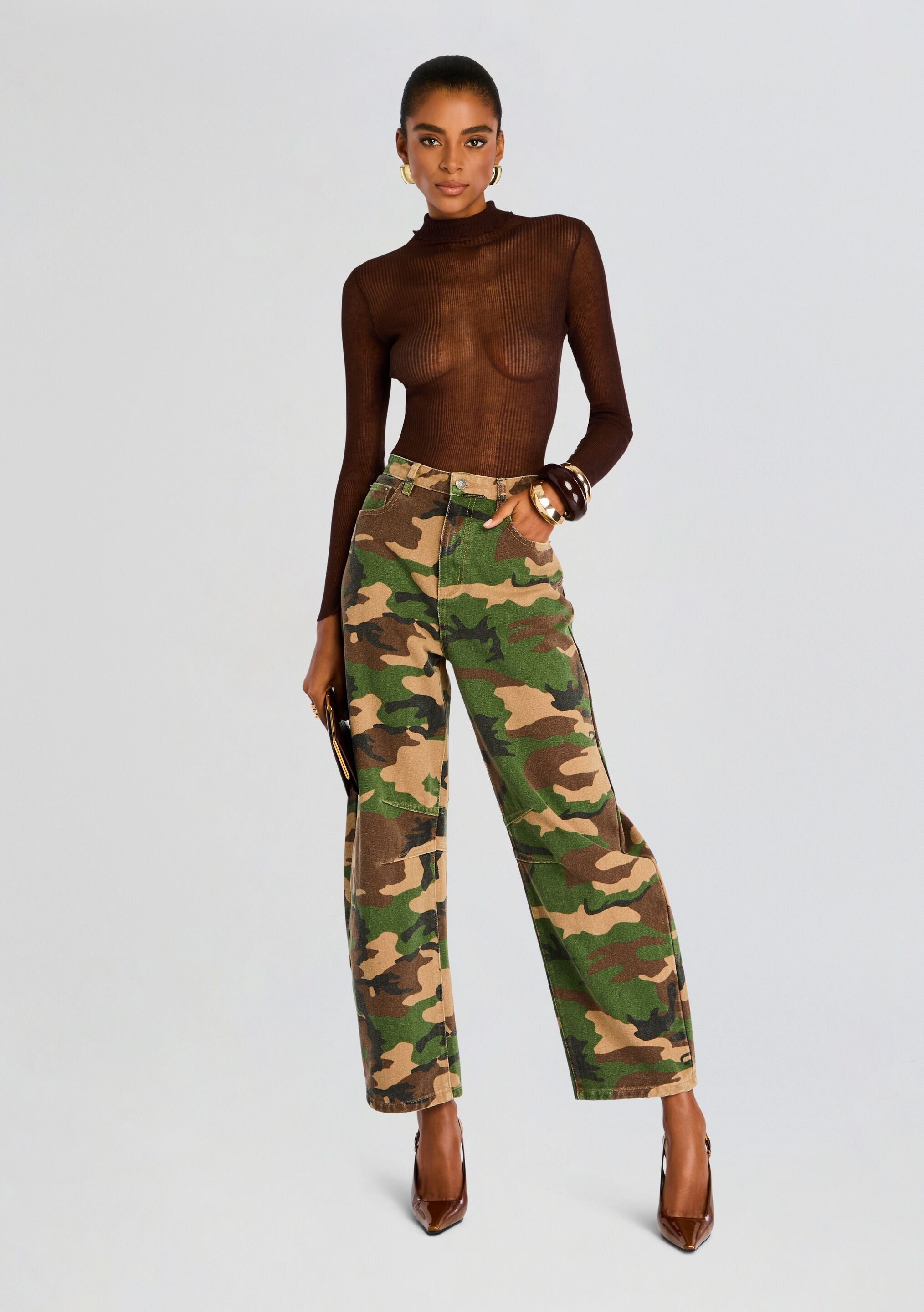 MARBEL MID RISE BARREL JEAN - 2