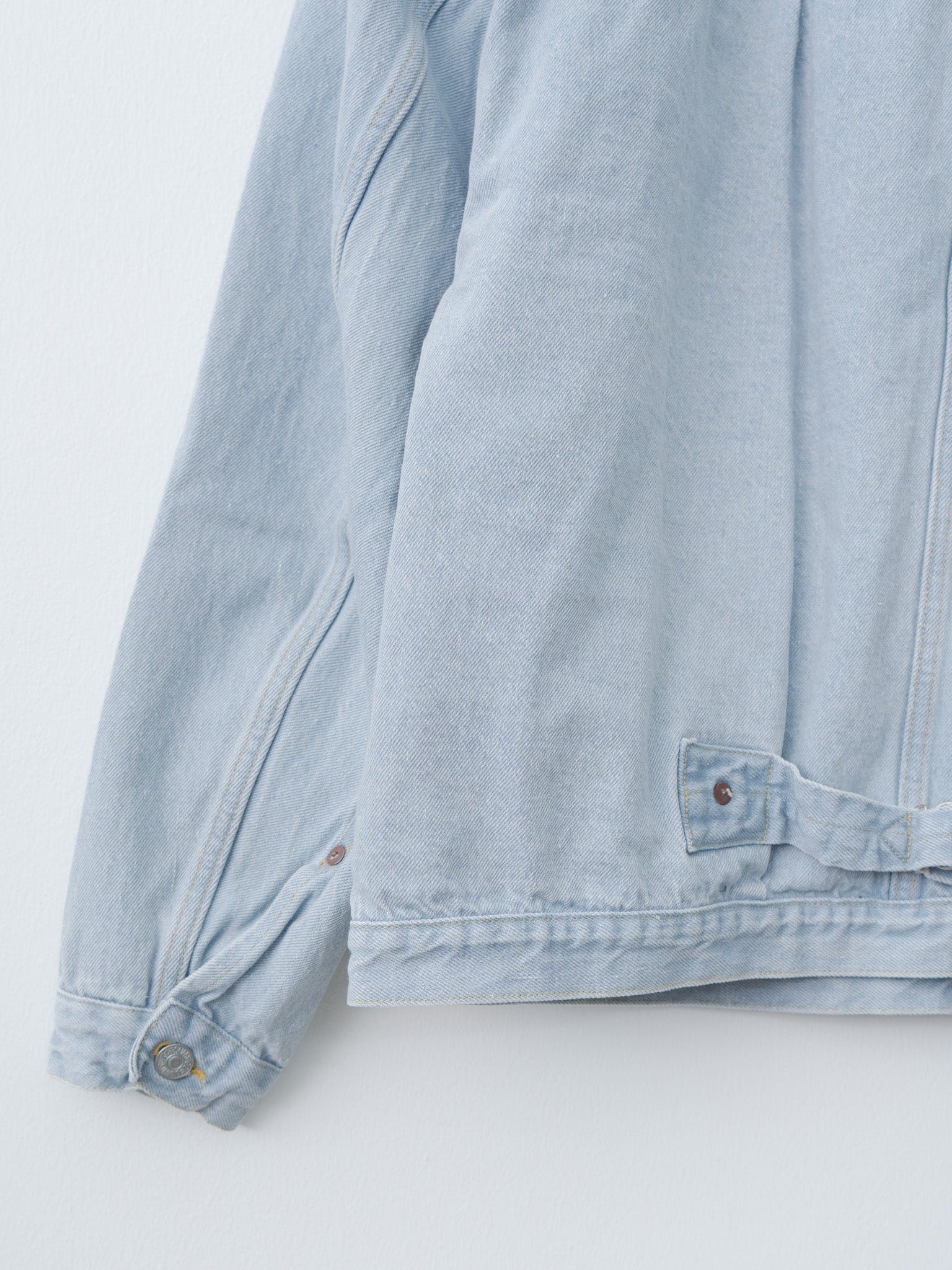 Denim Trucker 1P Jacket - Indigo Ice Wash - 9