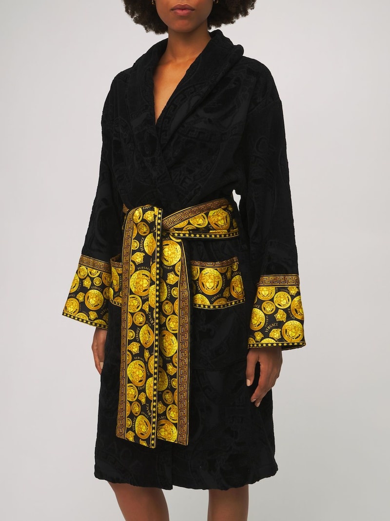 Medusa cotton bathrobe - 4