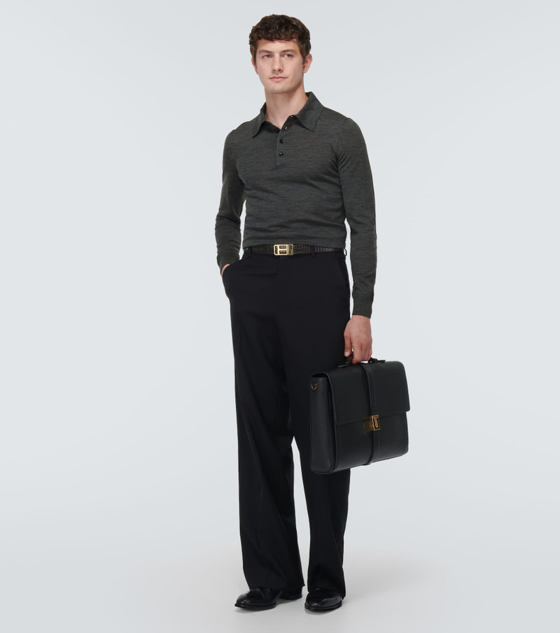 TOM FORD Wool polo shirt outlook