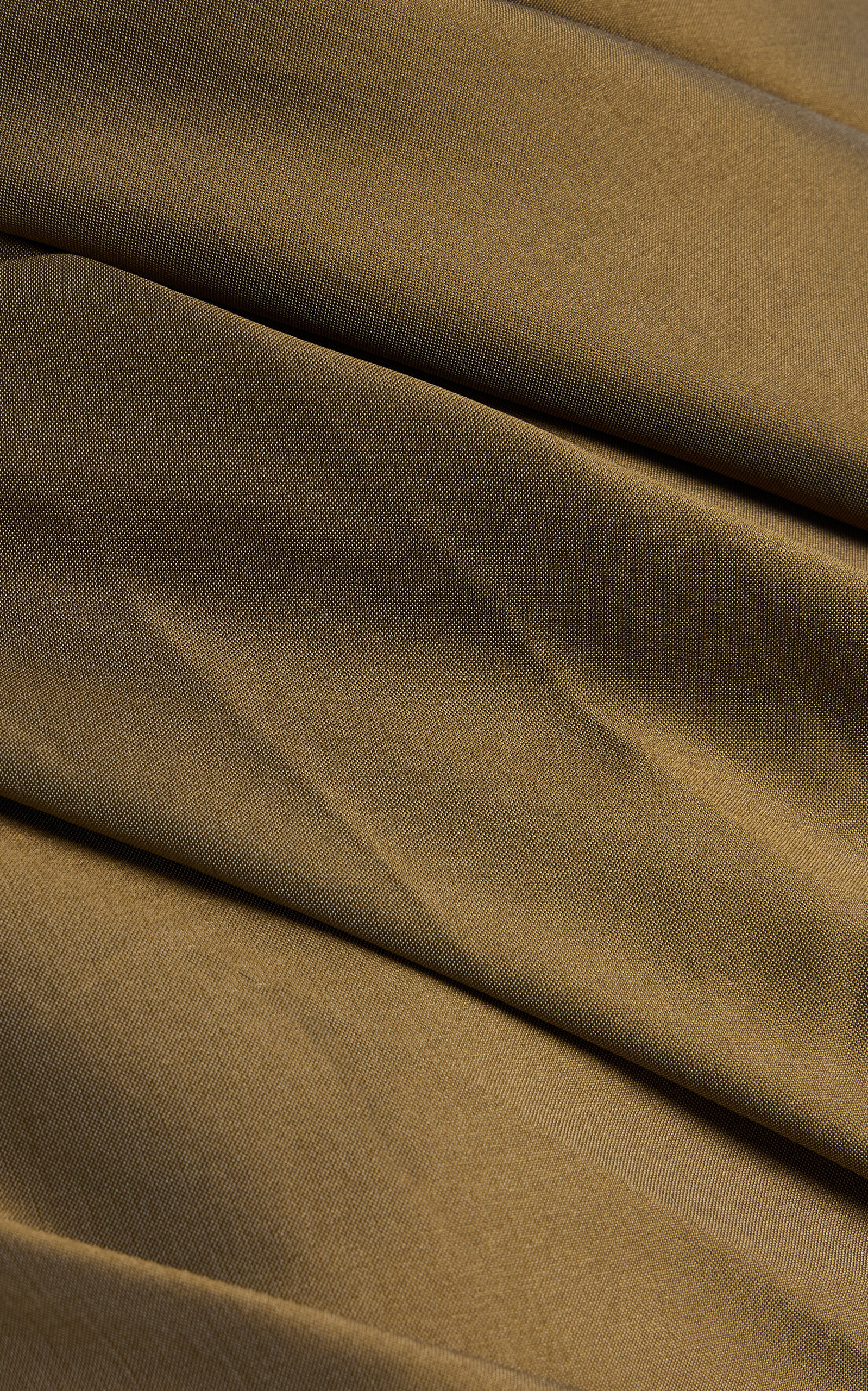 Draped Taffeta Gown brown - 5