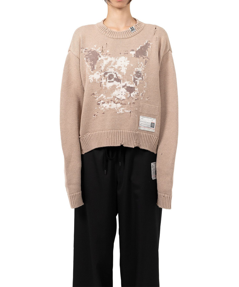 Cat Jacquard Knit Sweater 14