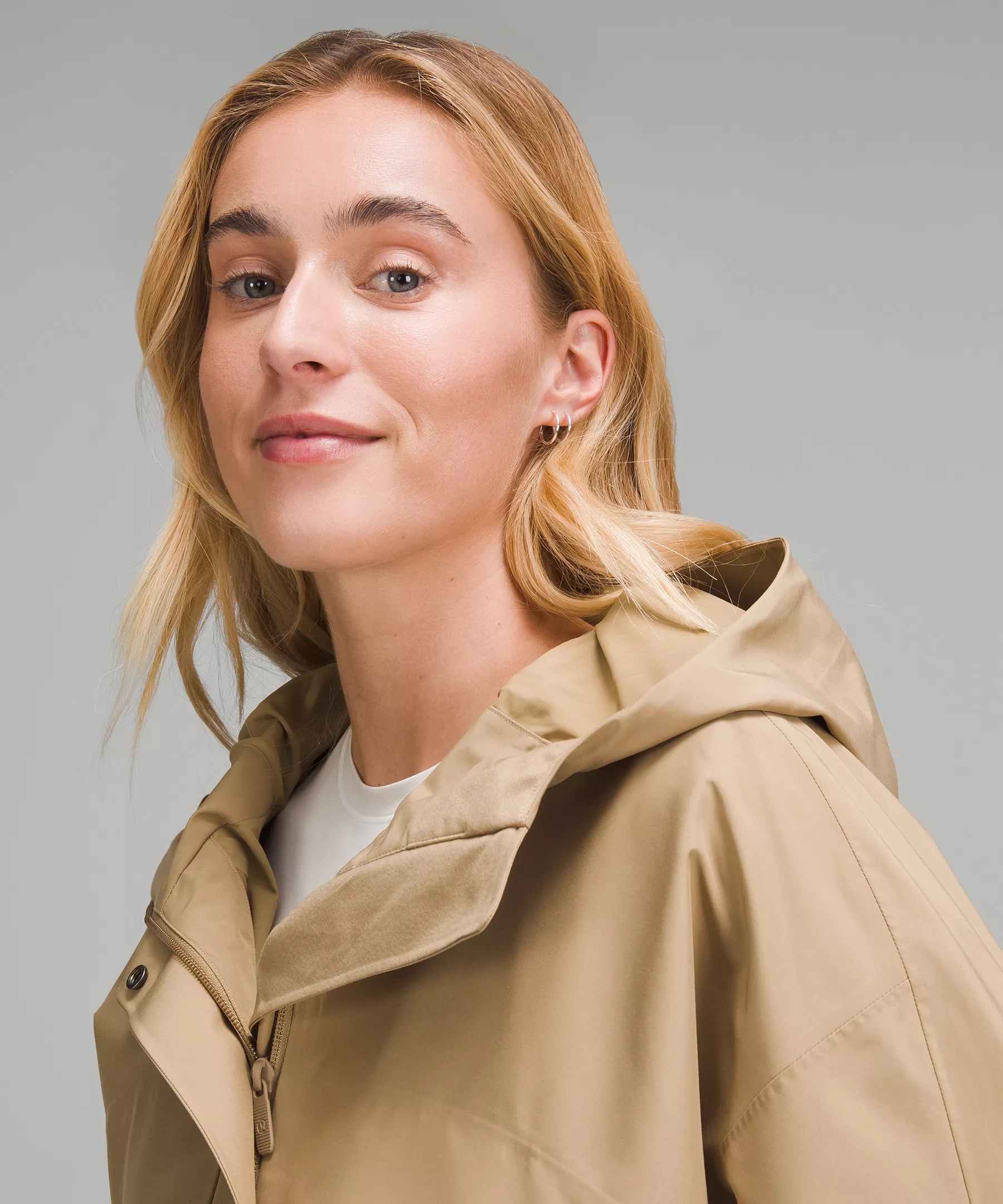 Mid-Length Waterproof Rain Coat - 6