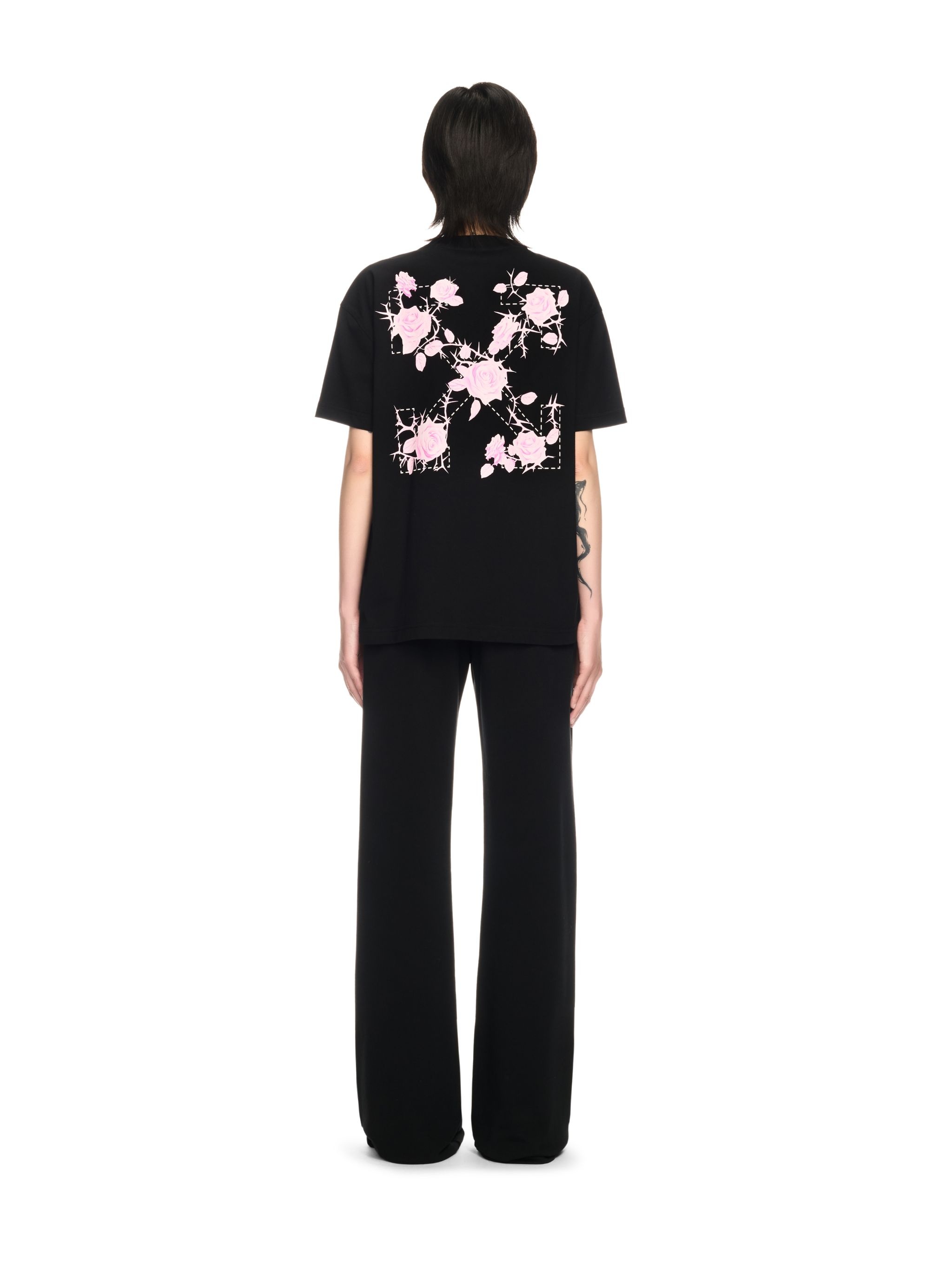 Black Rose Arrow Sweatpants - 4