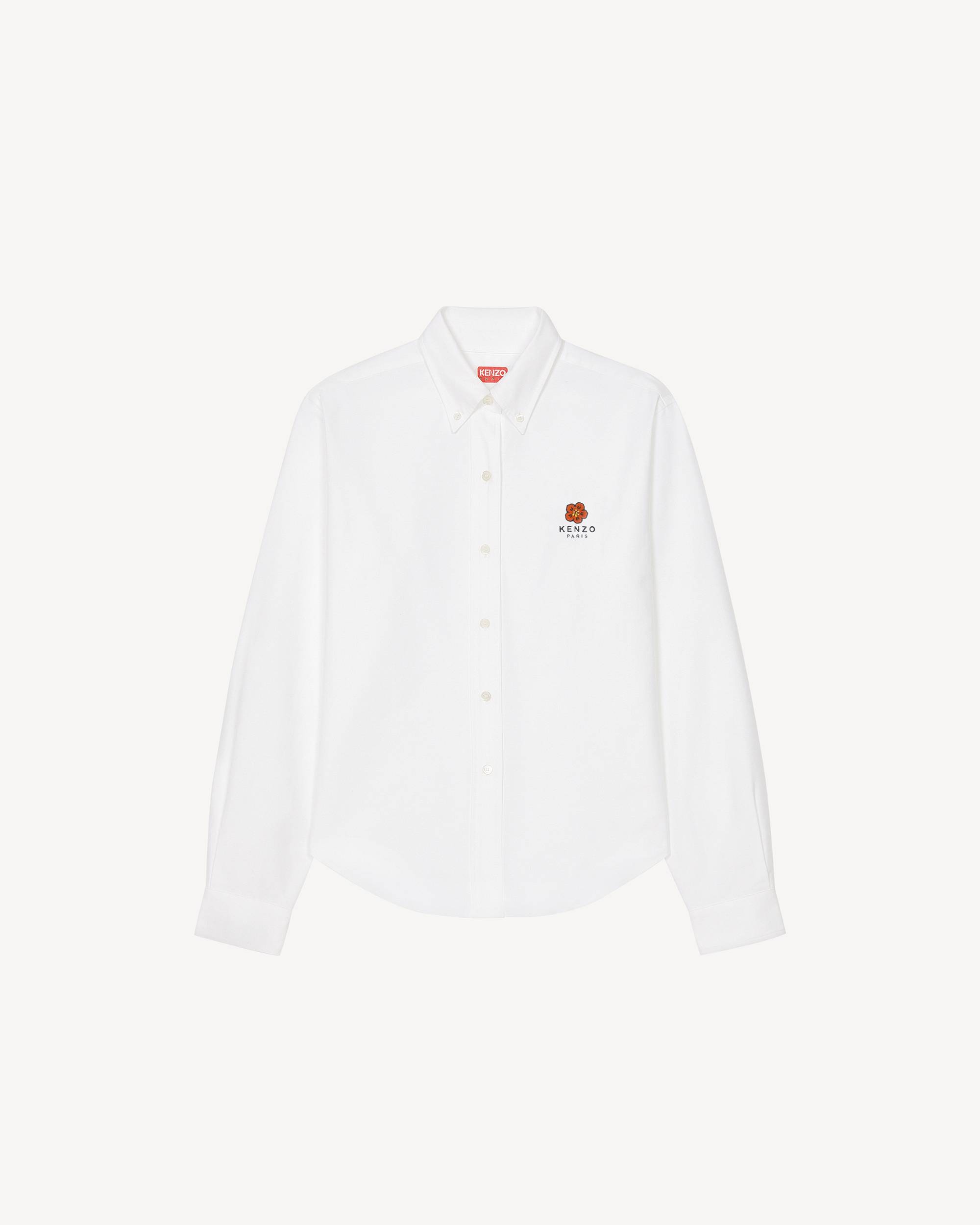 'BOKE FLOWER' crest slim-fit shirt - 1