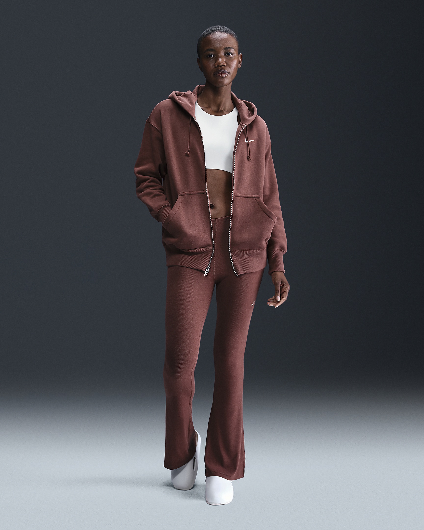 Nike Sportswear Phoenix Fleece Women's Oversized Full-Zip Hoodie - 4