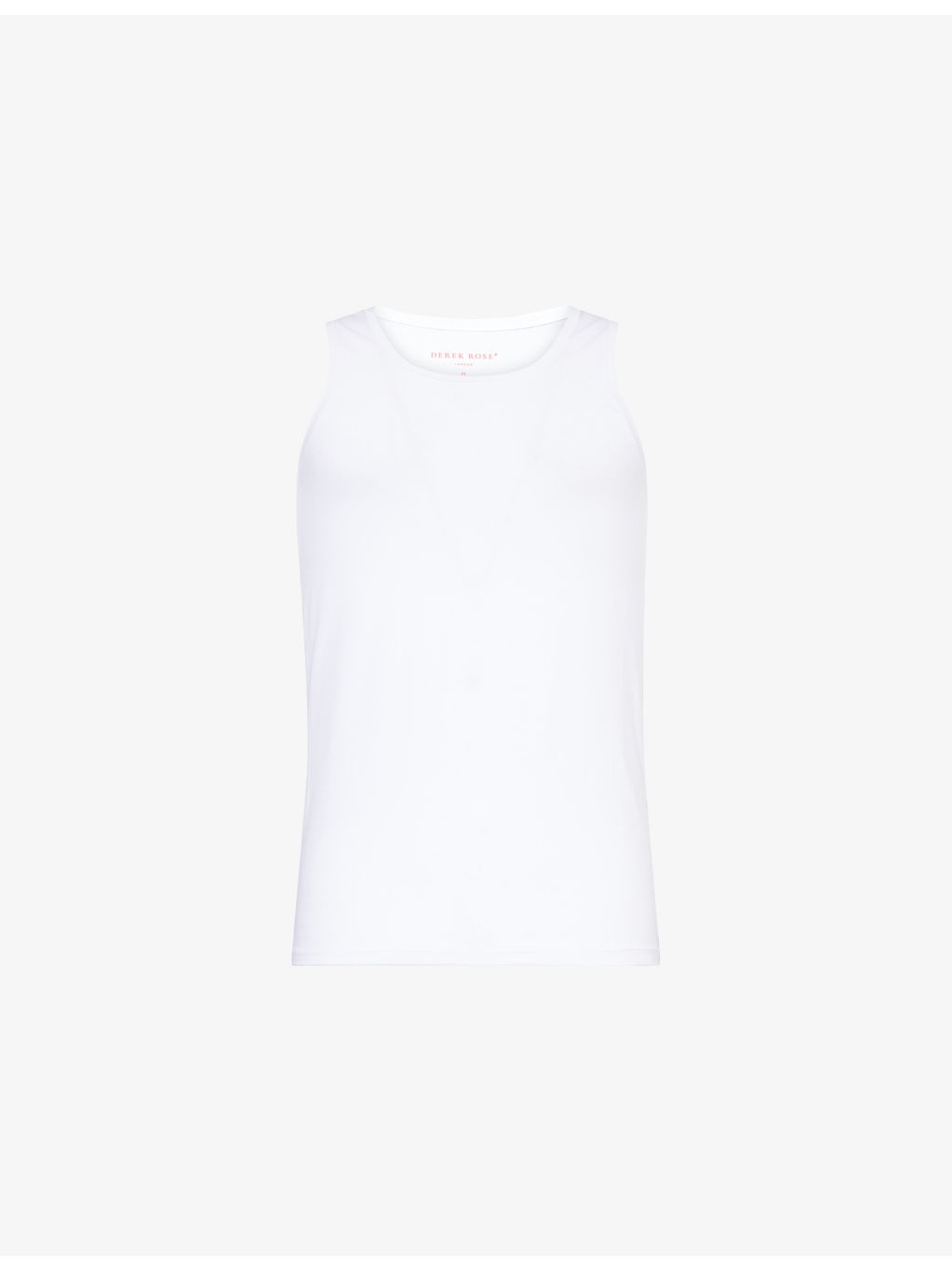 Sleeveless Regular-Fit Stretch-Cotton Vest - 1