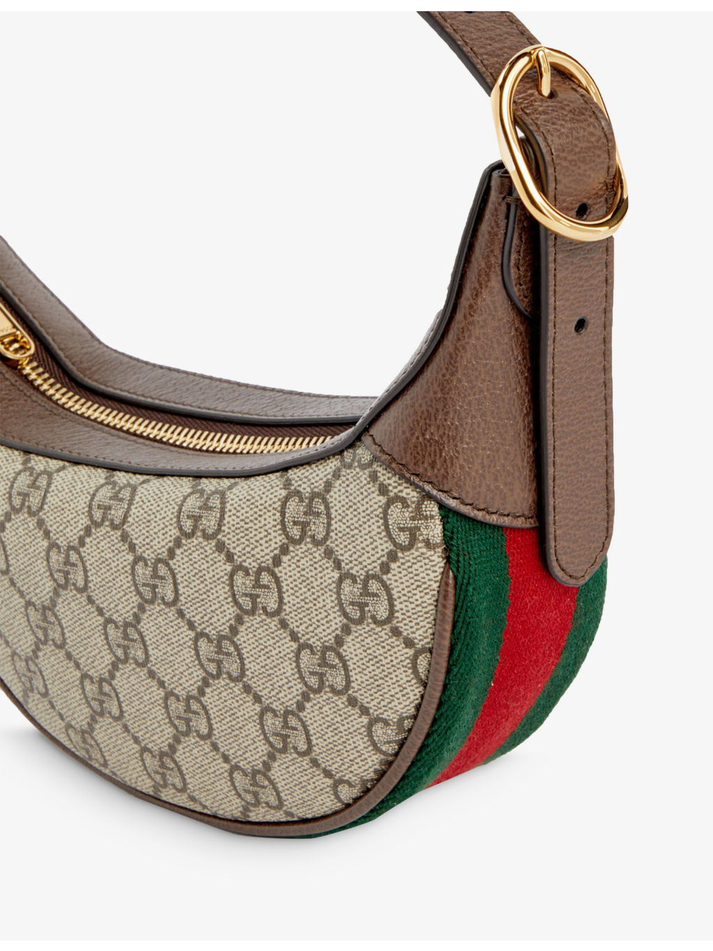 Ophidia mini canvas shoulder bag - 3