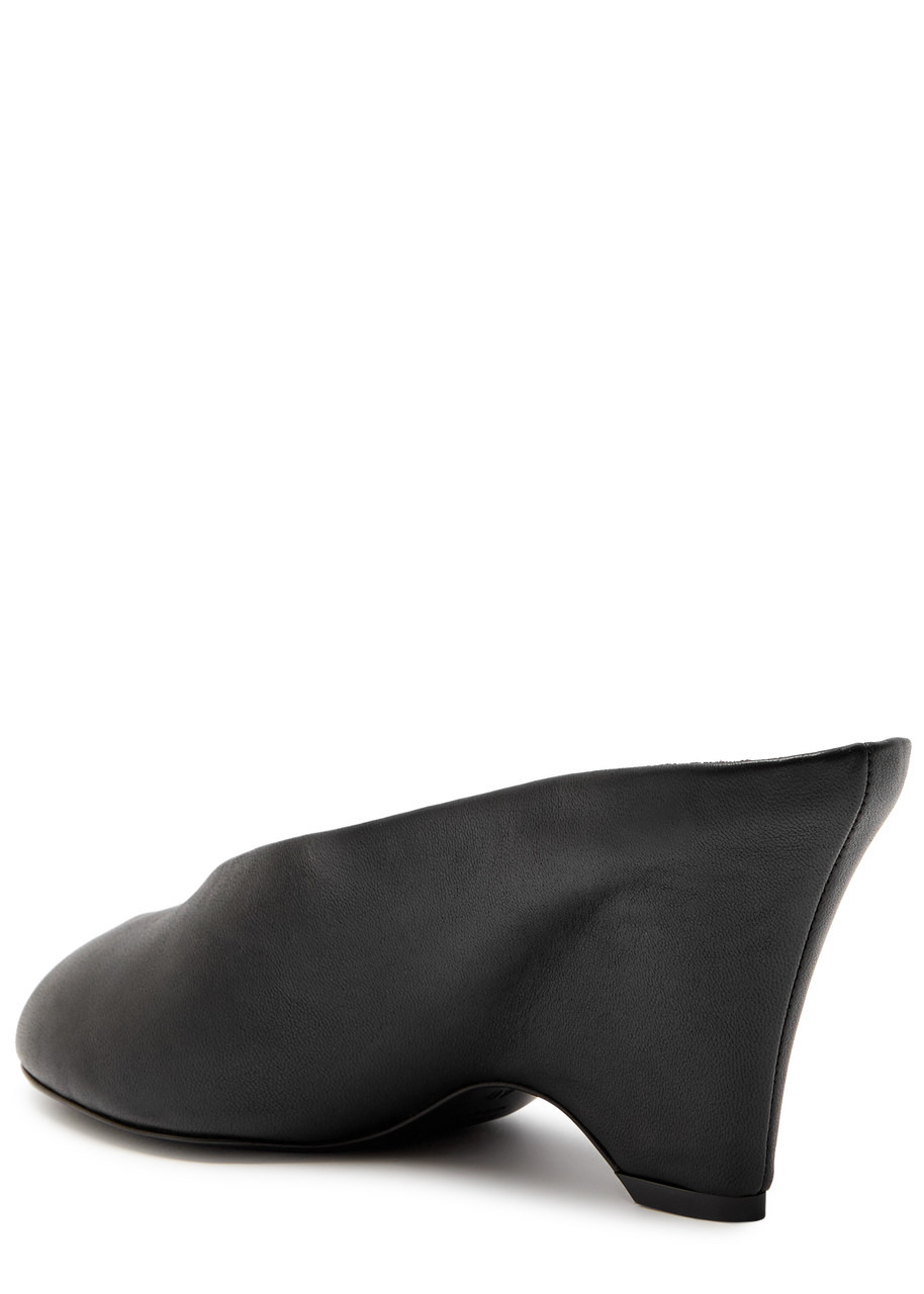 Khaite Cloak 75 Leather Mule - 2