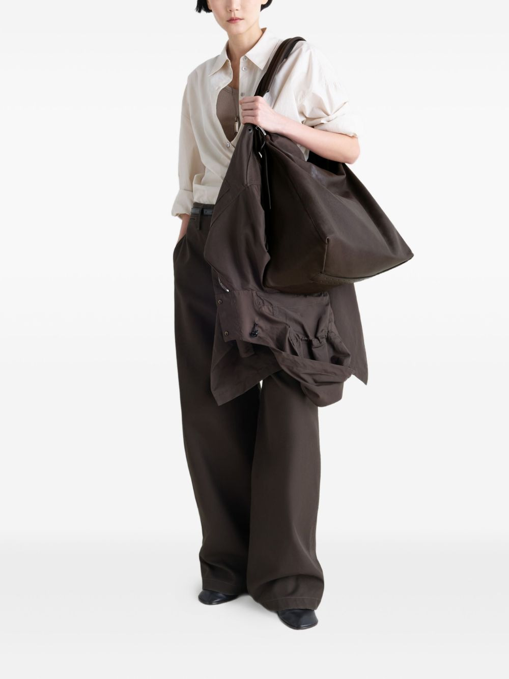 Belted Hobo leather shoulder bag - 2