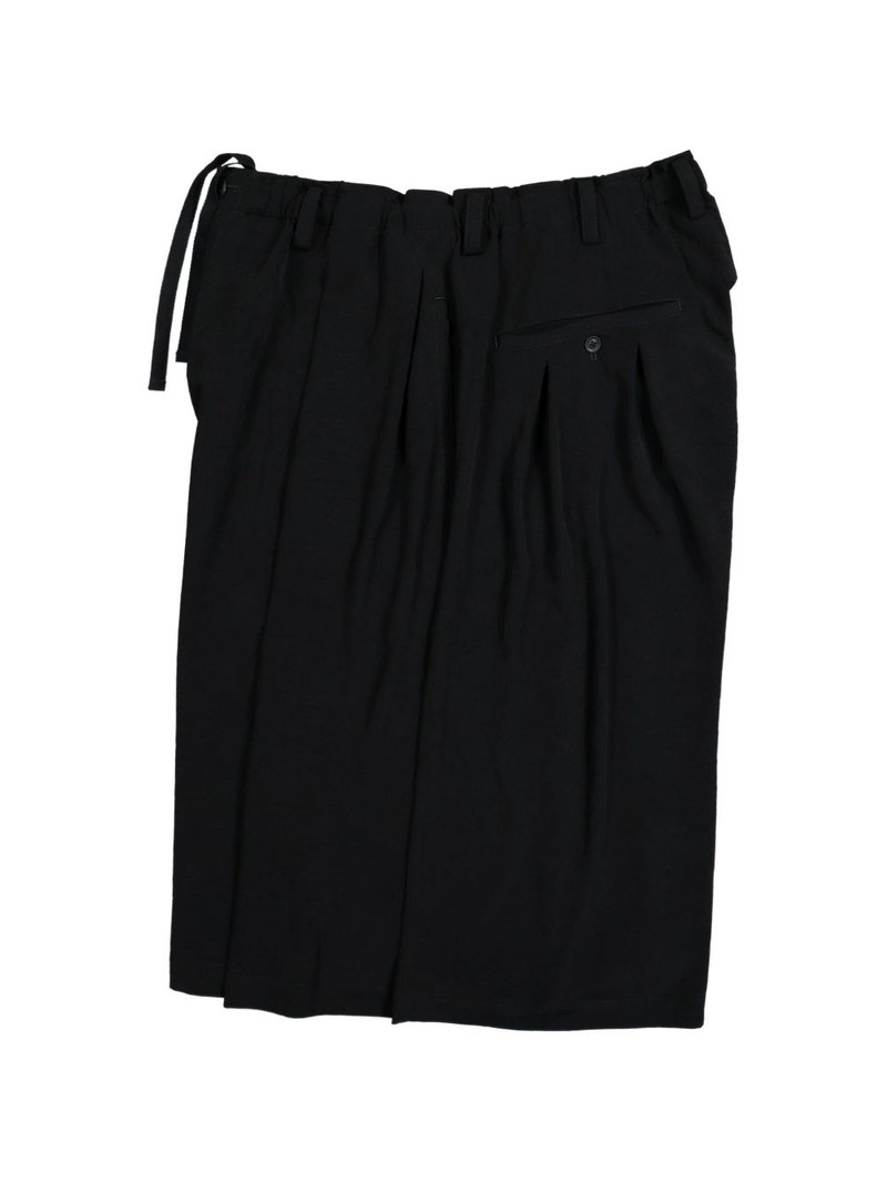 pleated tailored shorts 3